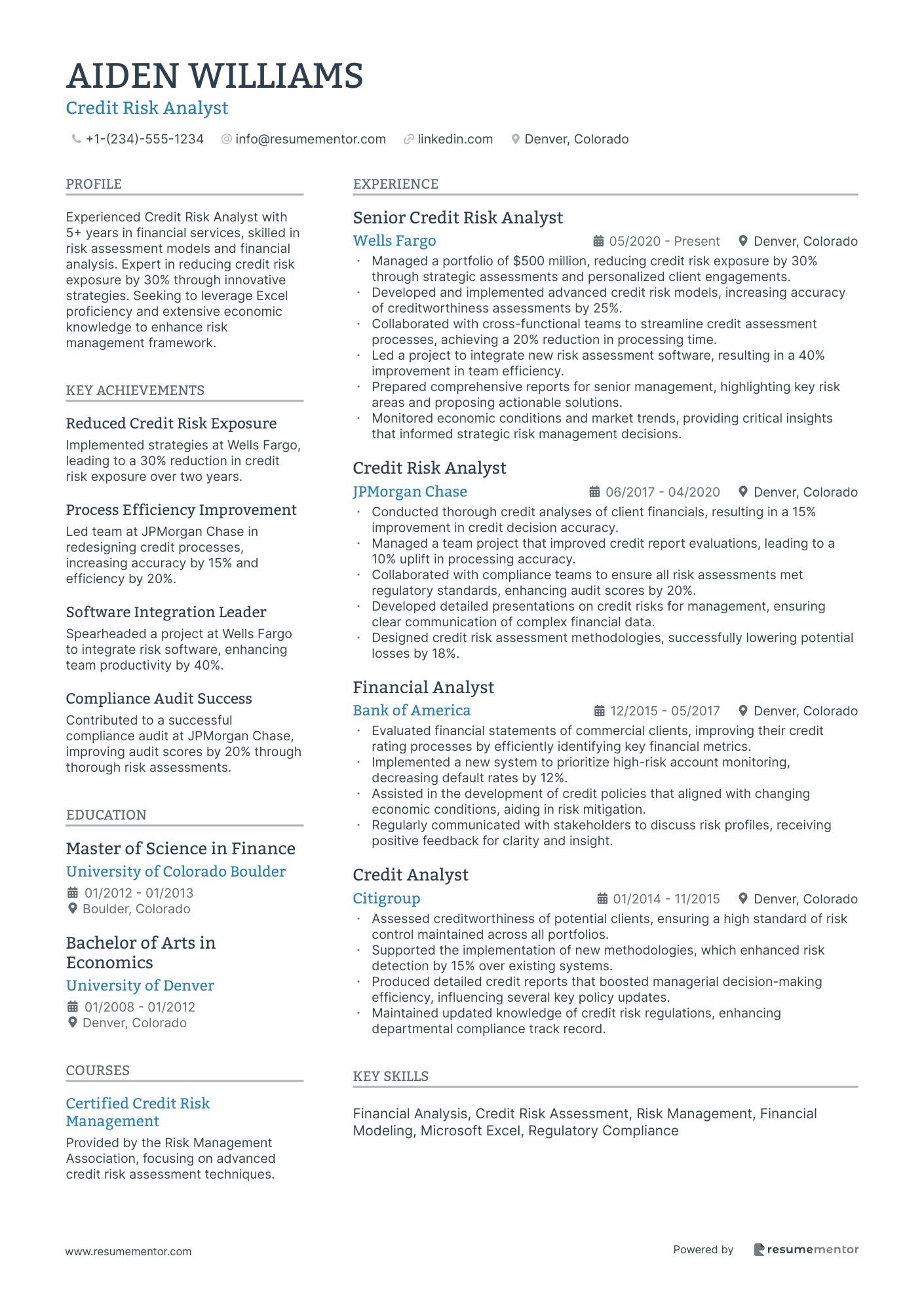 Credit Risk Analyst