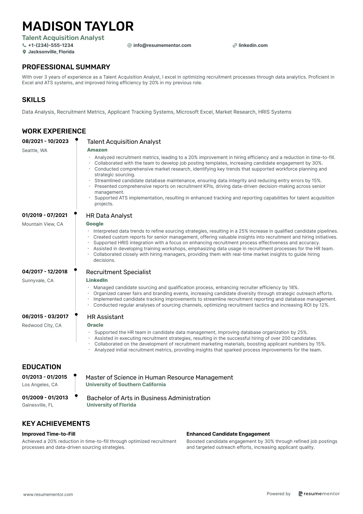 Talent Acquisition Analyst