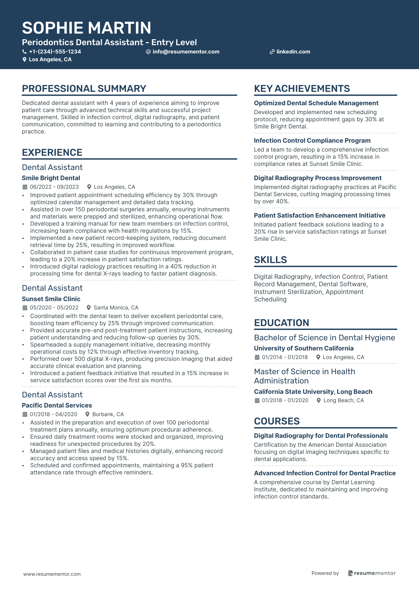 Periodontics Dental Assistant   Entry Level