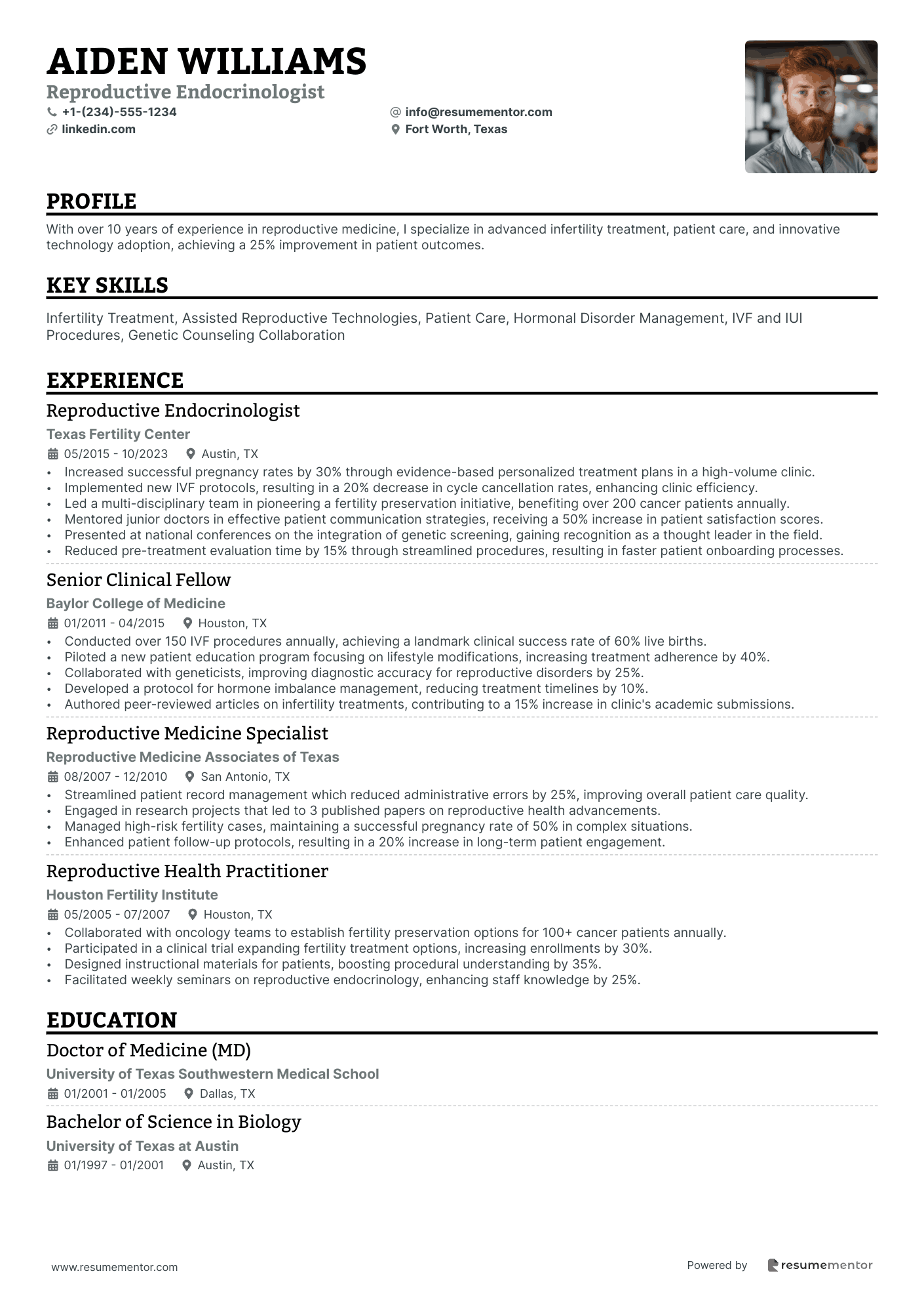 Reproductive Endocrinologist
