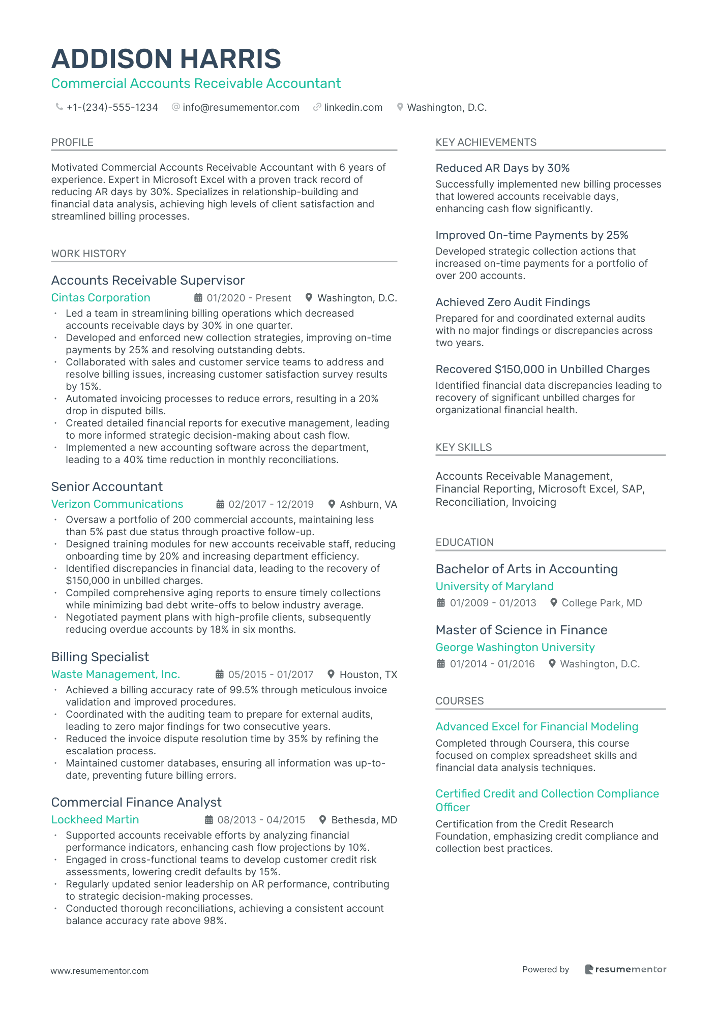 Commercial Accounts Receivable Accountant