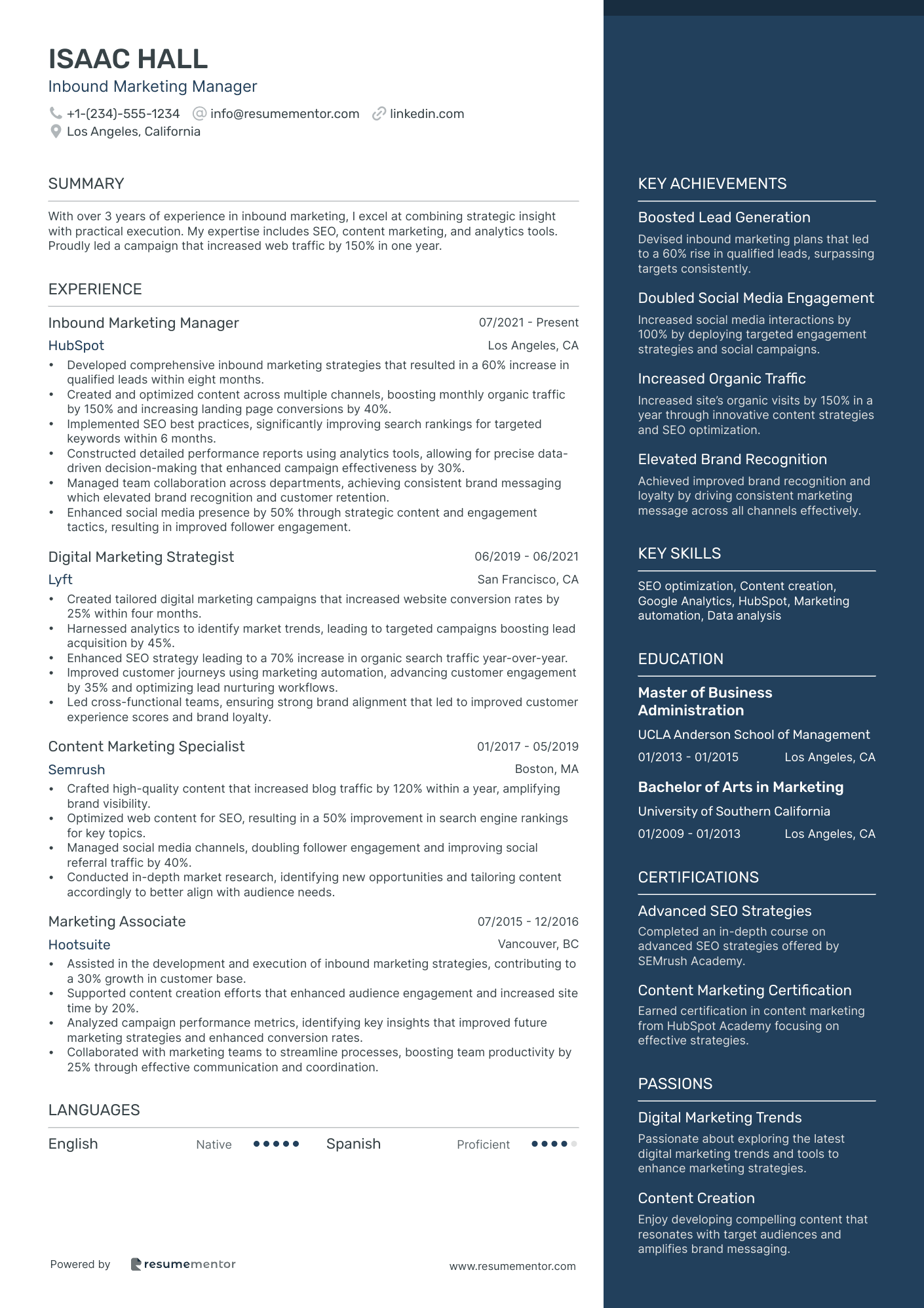 Inbound Marketing Manager