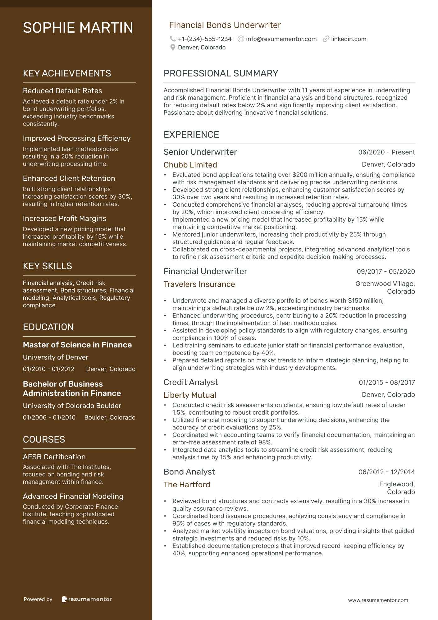 Financial Bonds Underwriter