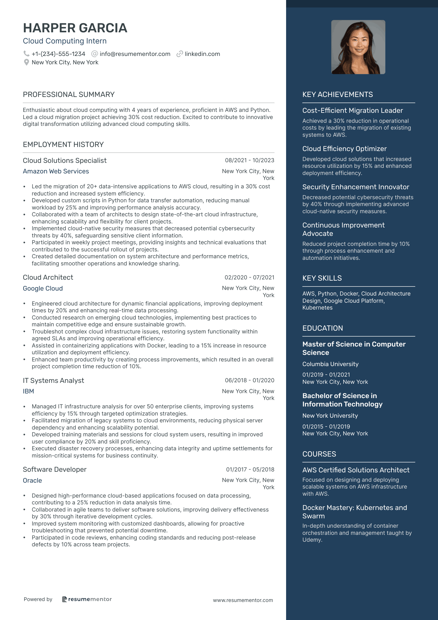 Cloud Computing Intern