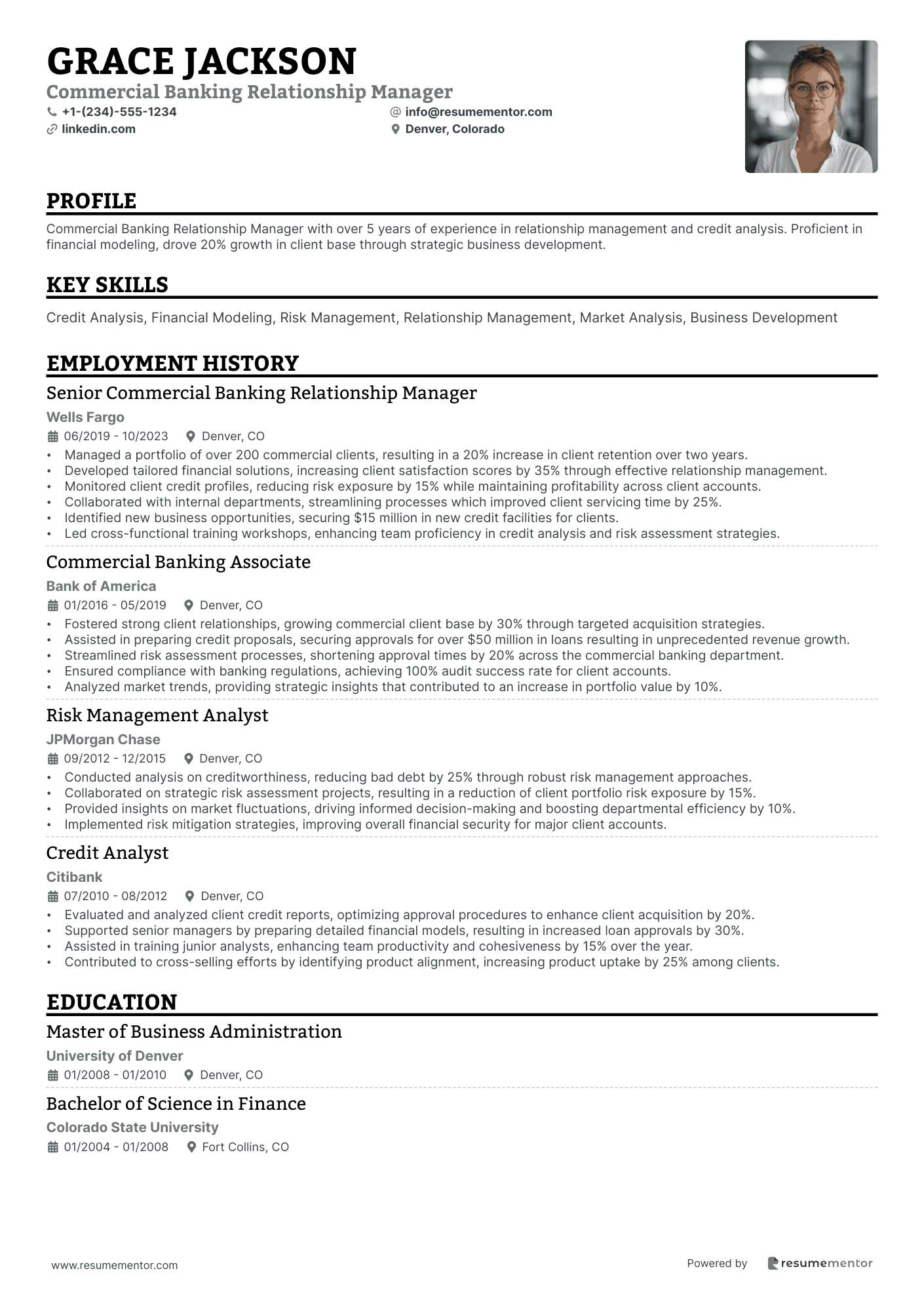 Commercial Banking Relationship Manager