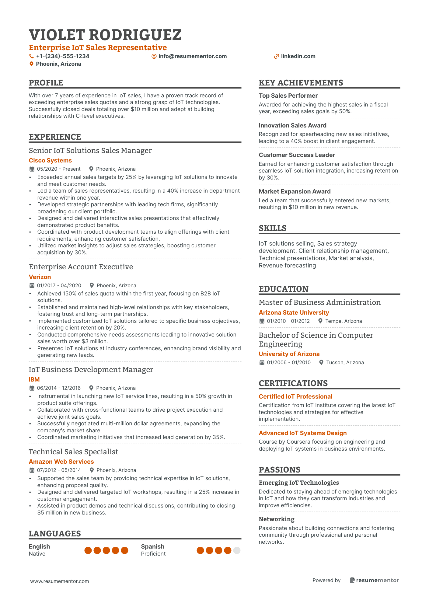Enterprise IoT Sales Representative