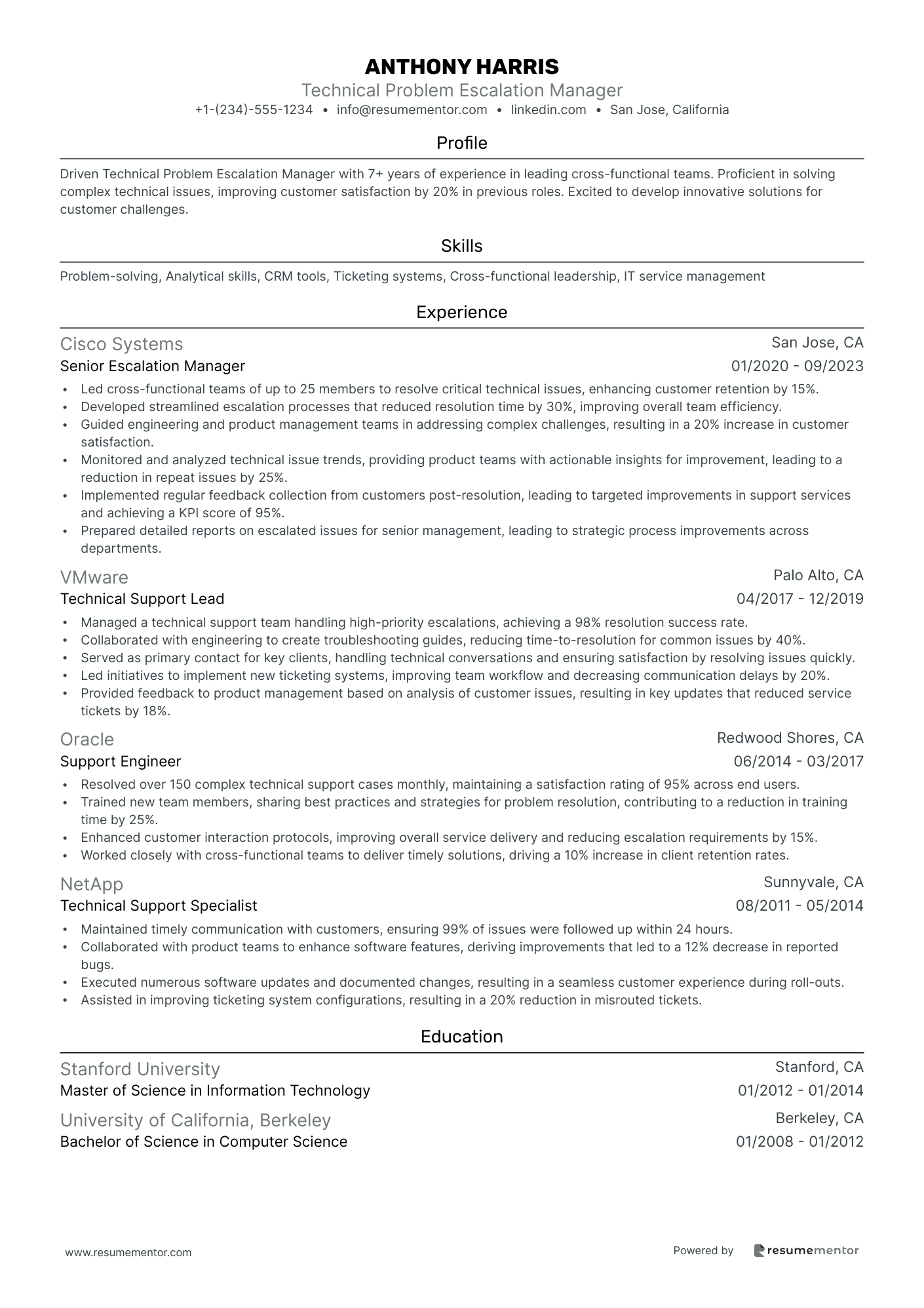 Technical Problem Escalation Manager