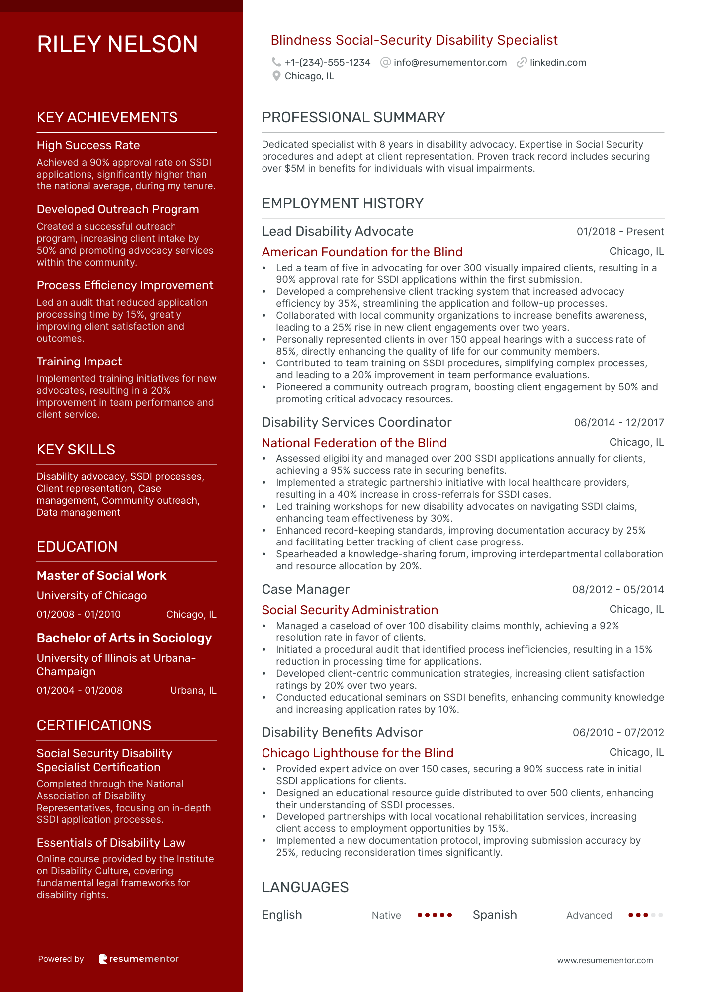Blindness Social Security Disability Specialist