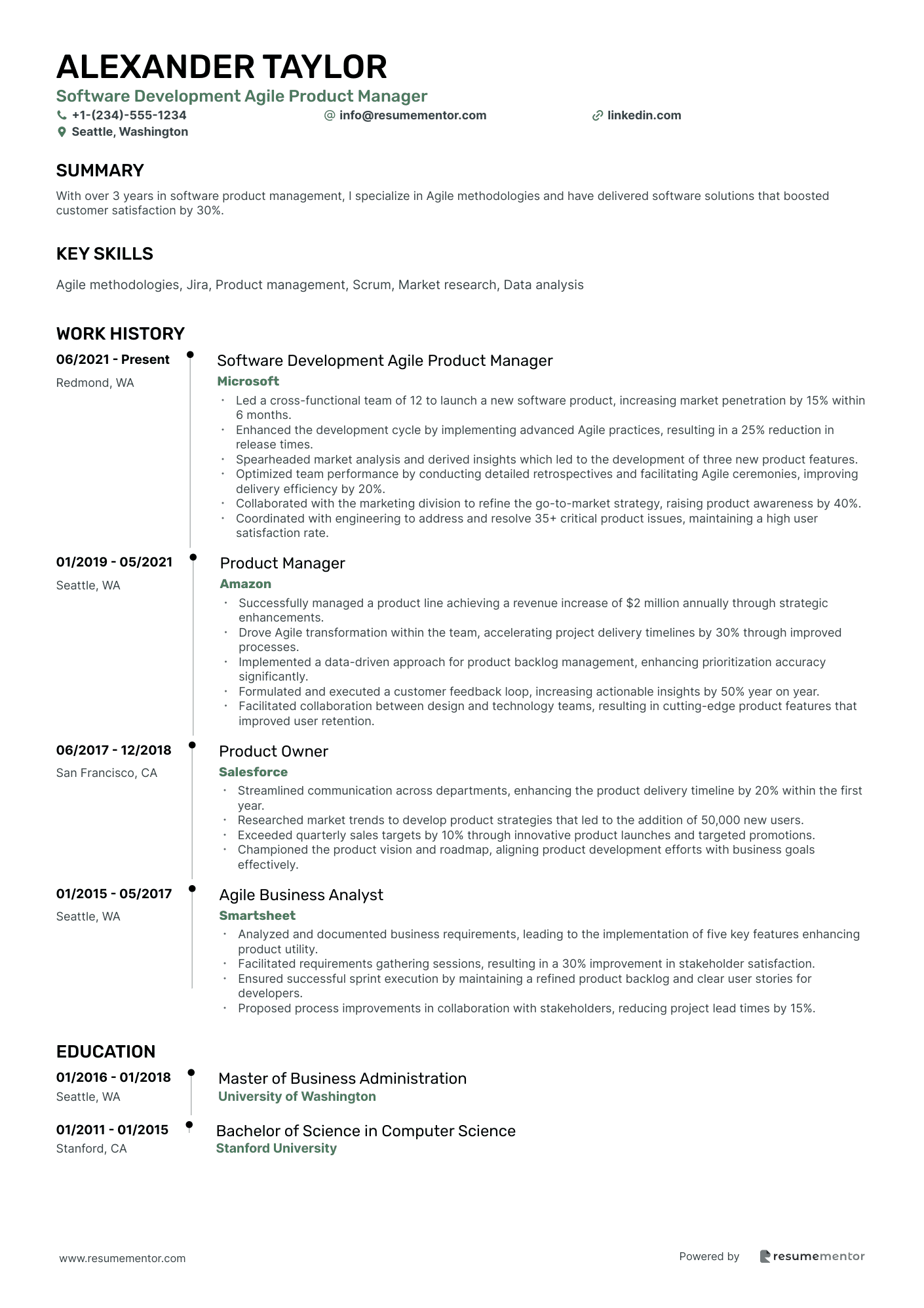Software Development Agile Product Manager