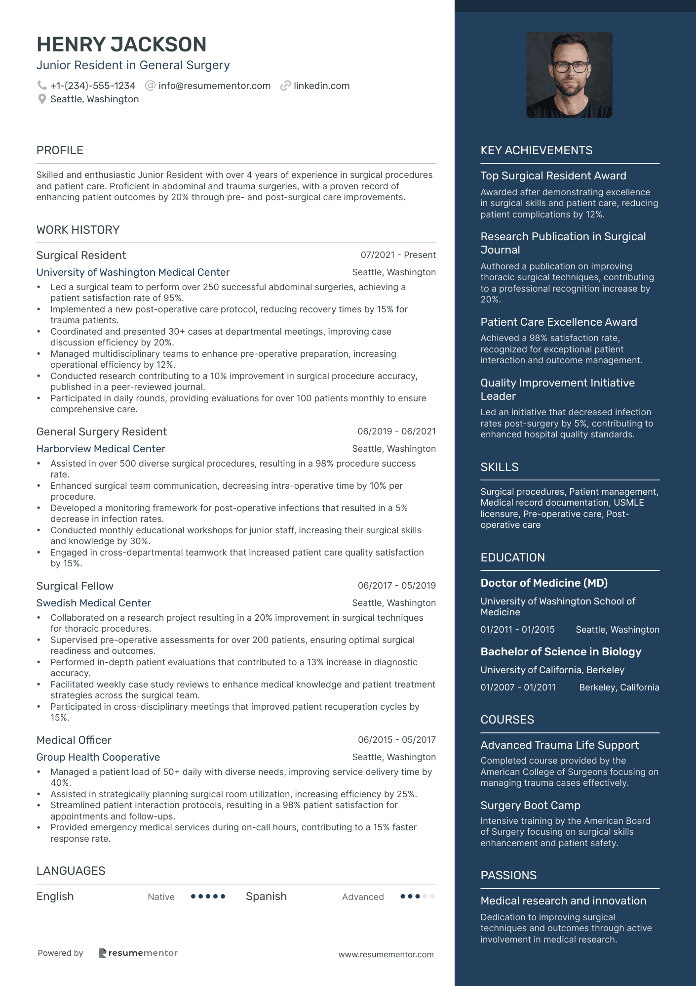 Junior Resident in General Surgery