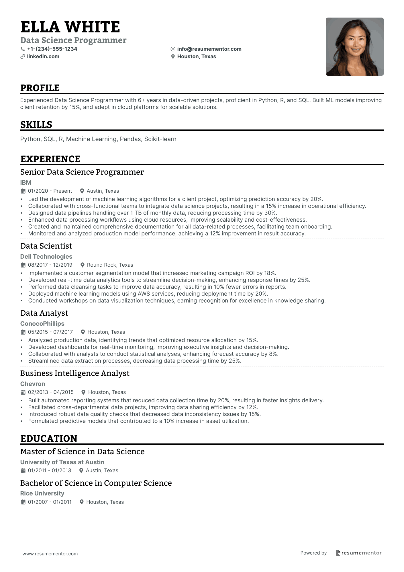 Data Science Programmer