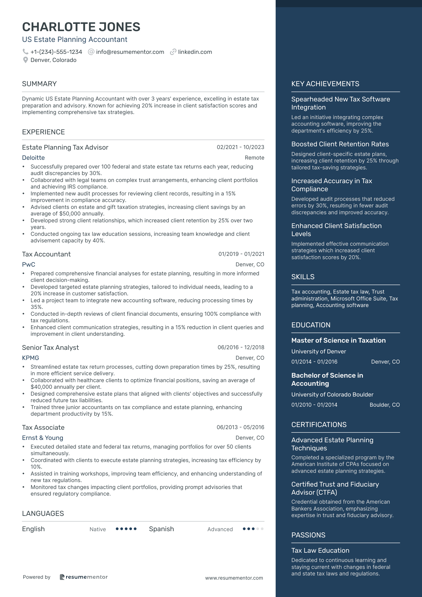 US Estate Planning Accountant