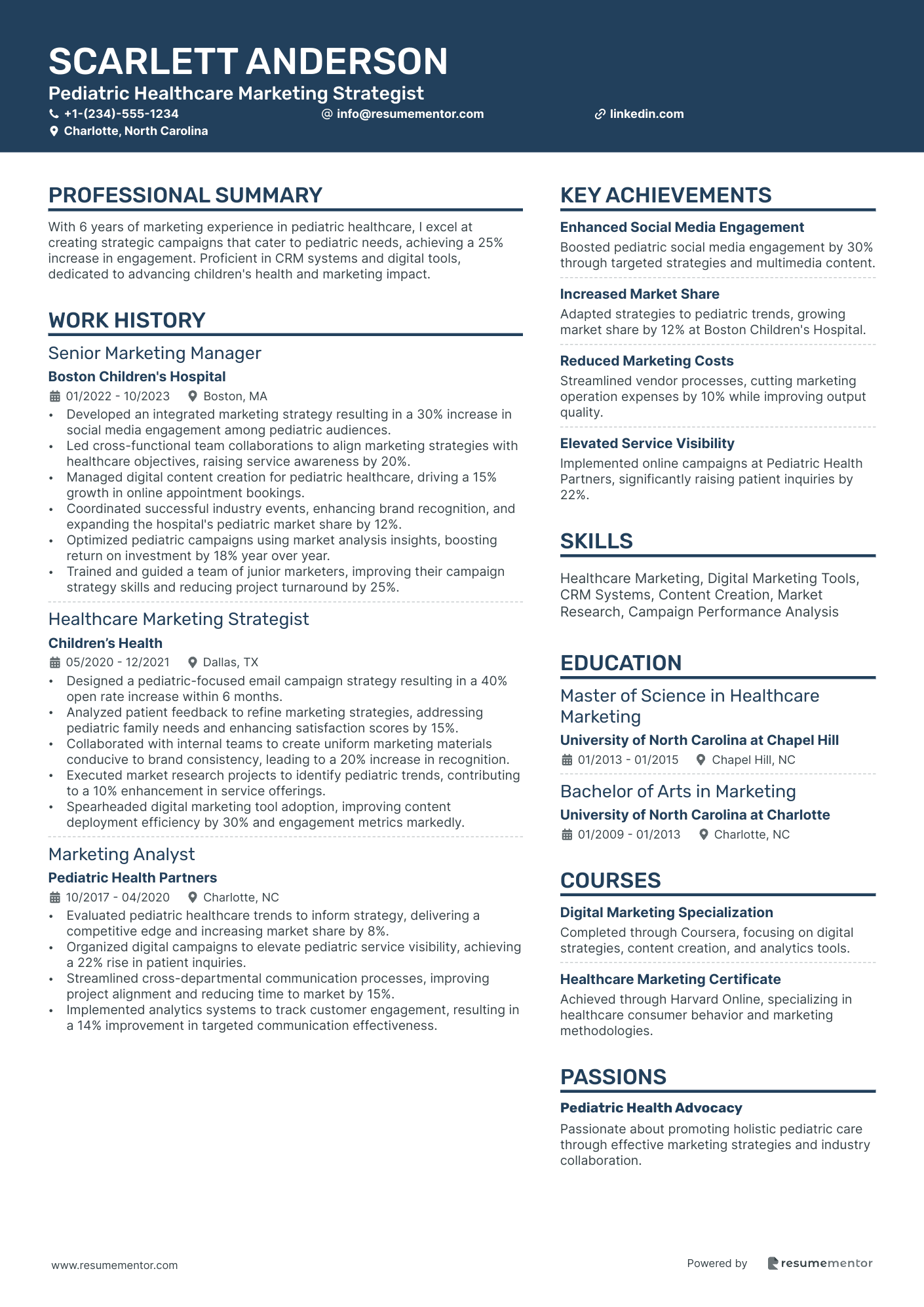 Pediatric Healthcare Marketing Strategist