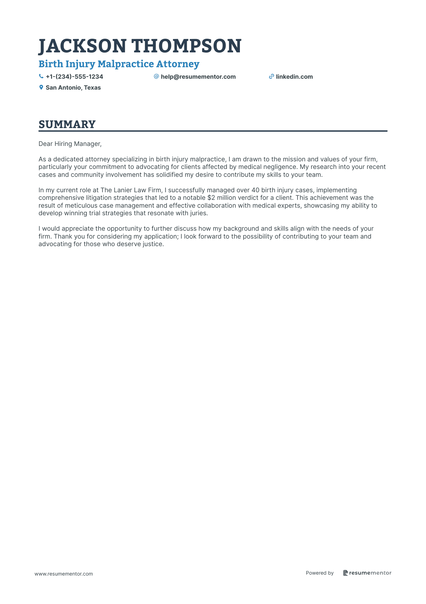 Birth Injury Malpractice Attorney