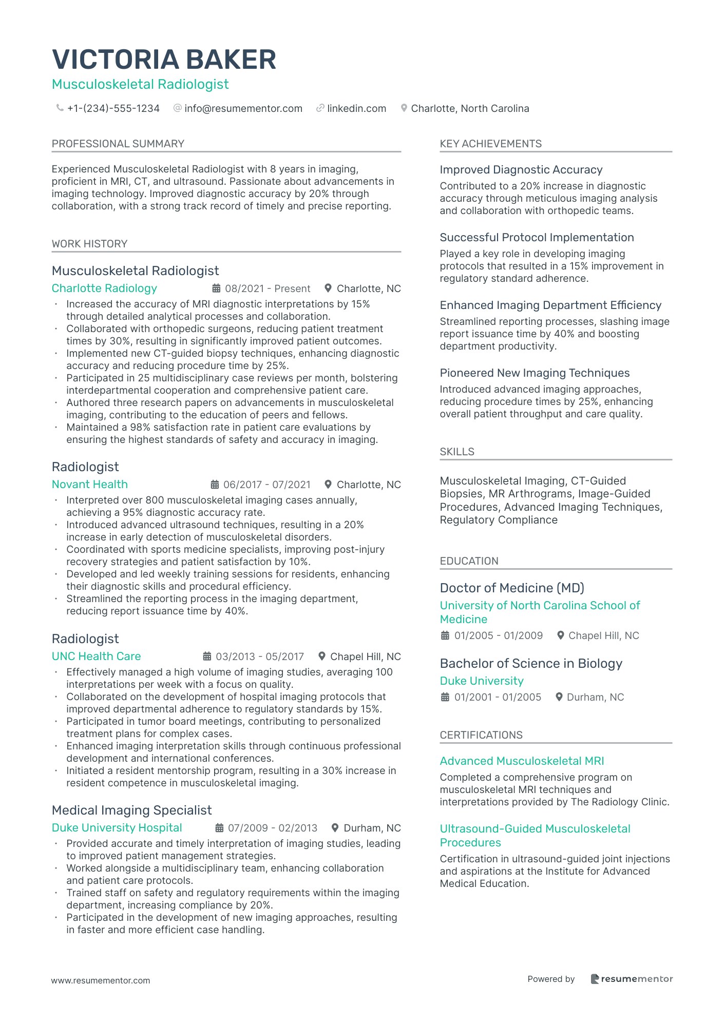 Musculoskeletal Radiologist
