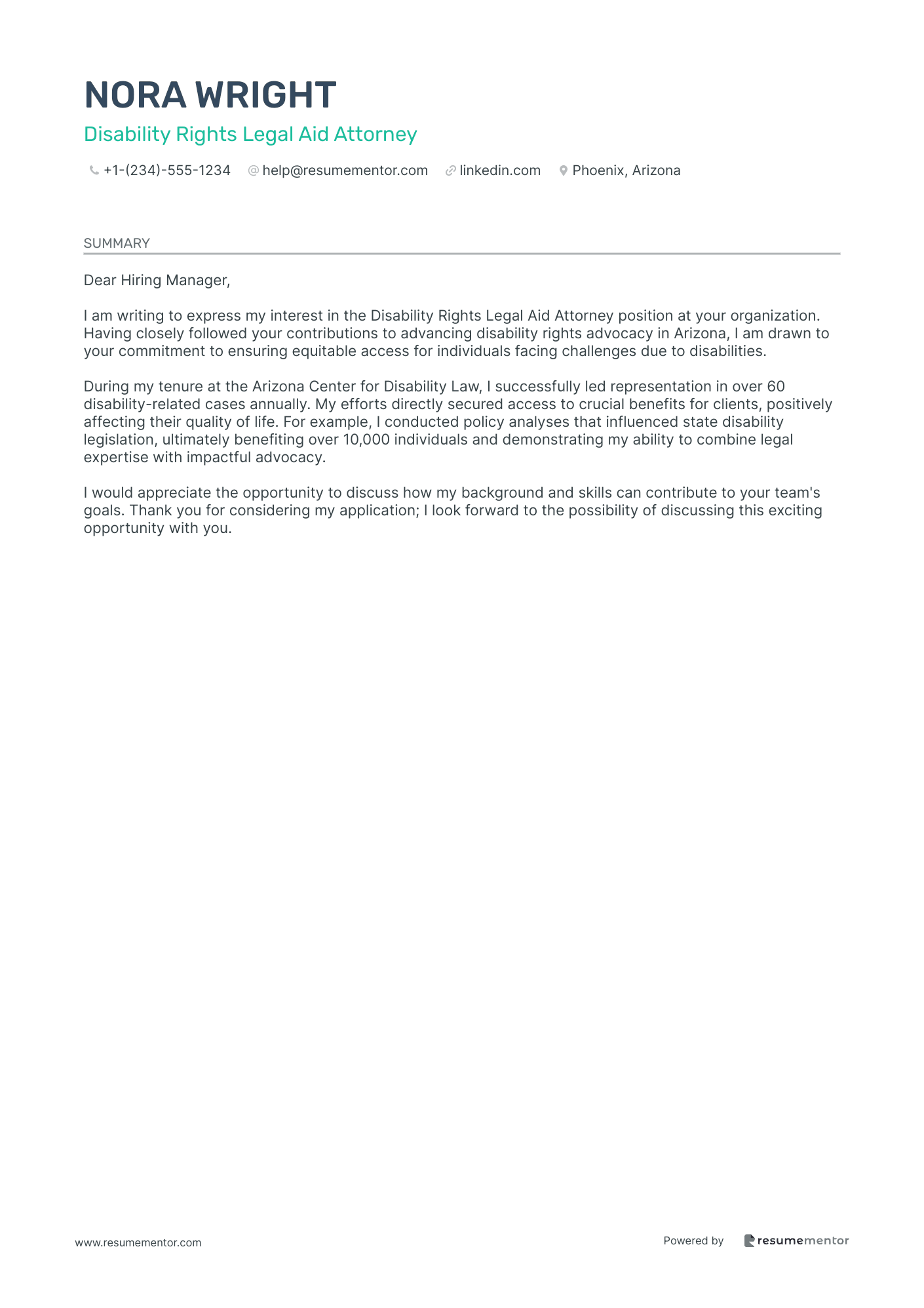 Disability Rights Legal Aid Attorney