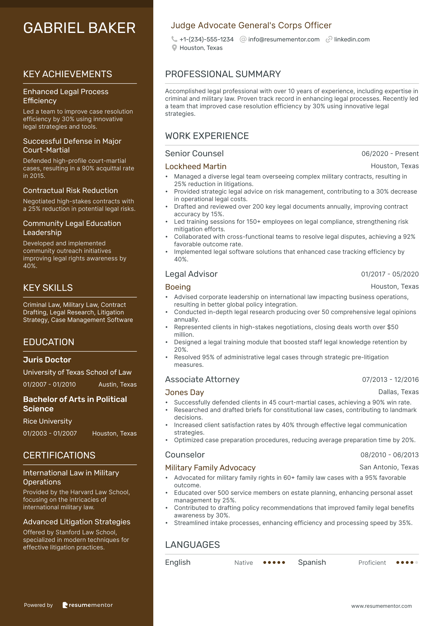 Judge Advocate General's Corps Officer