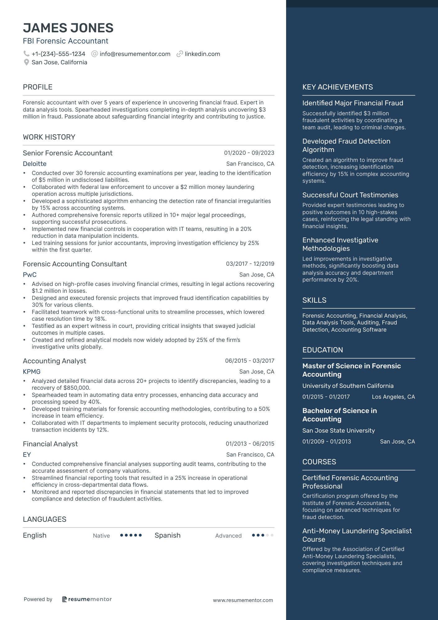 FBI Forensic Accountant