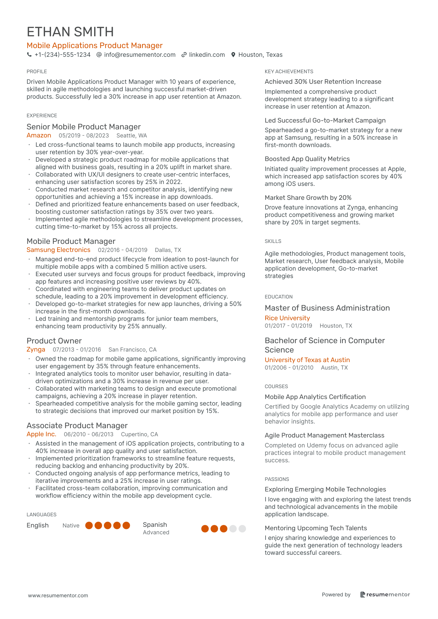 Mobile Applications Product Manager