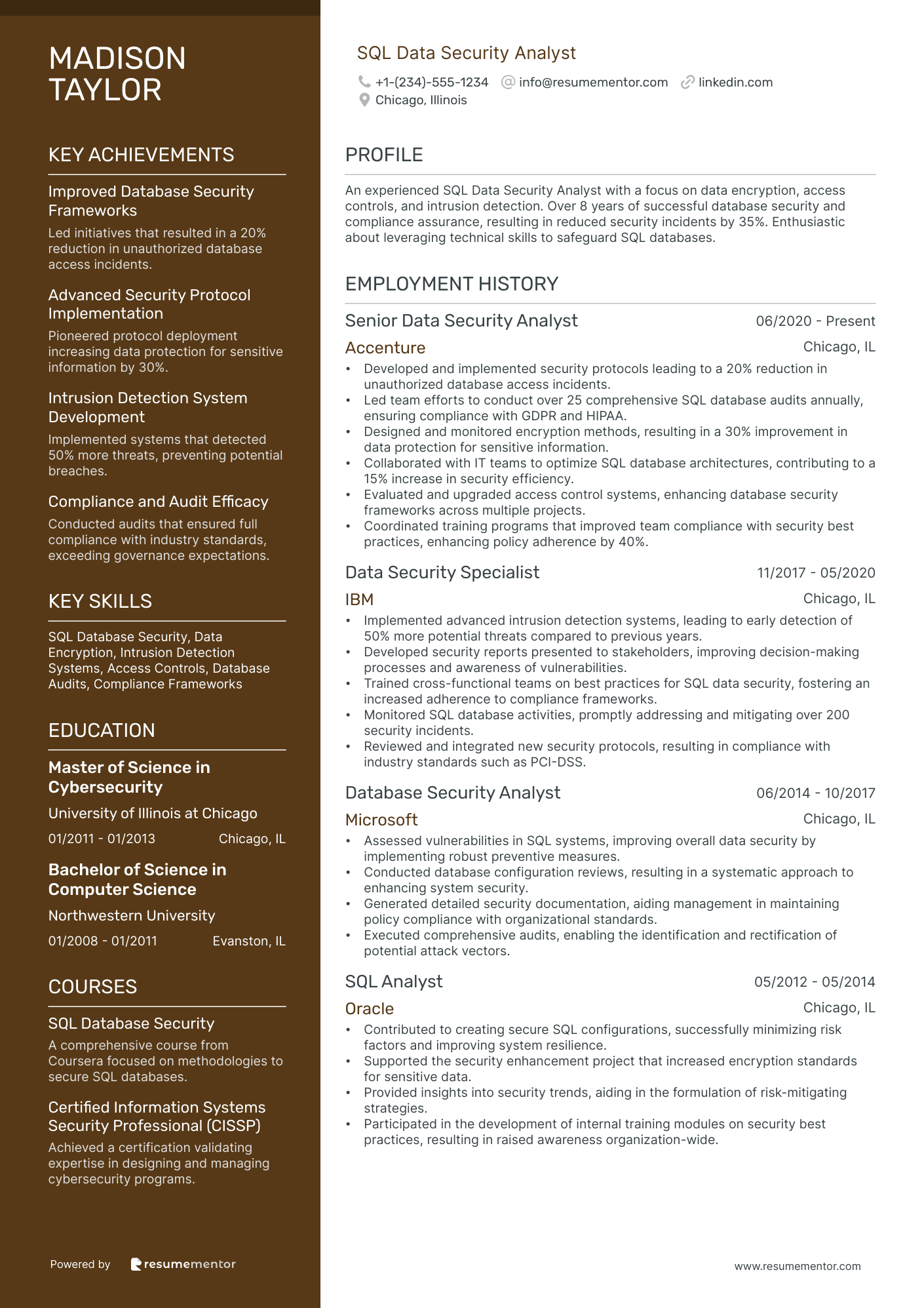 SQL Data Security Analyst