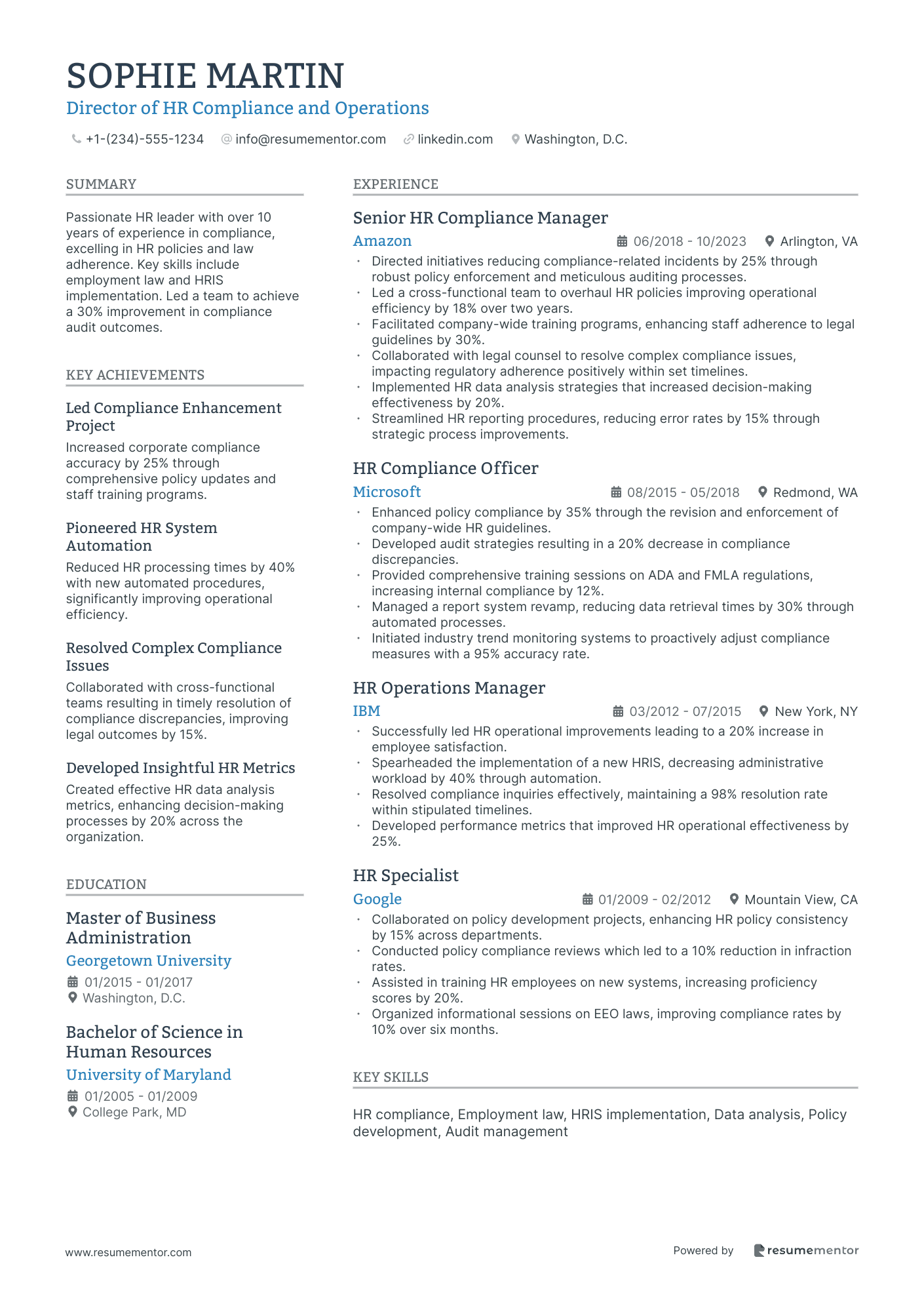 Director of HR Compliance and Operations