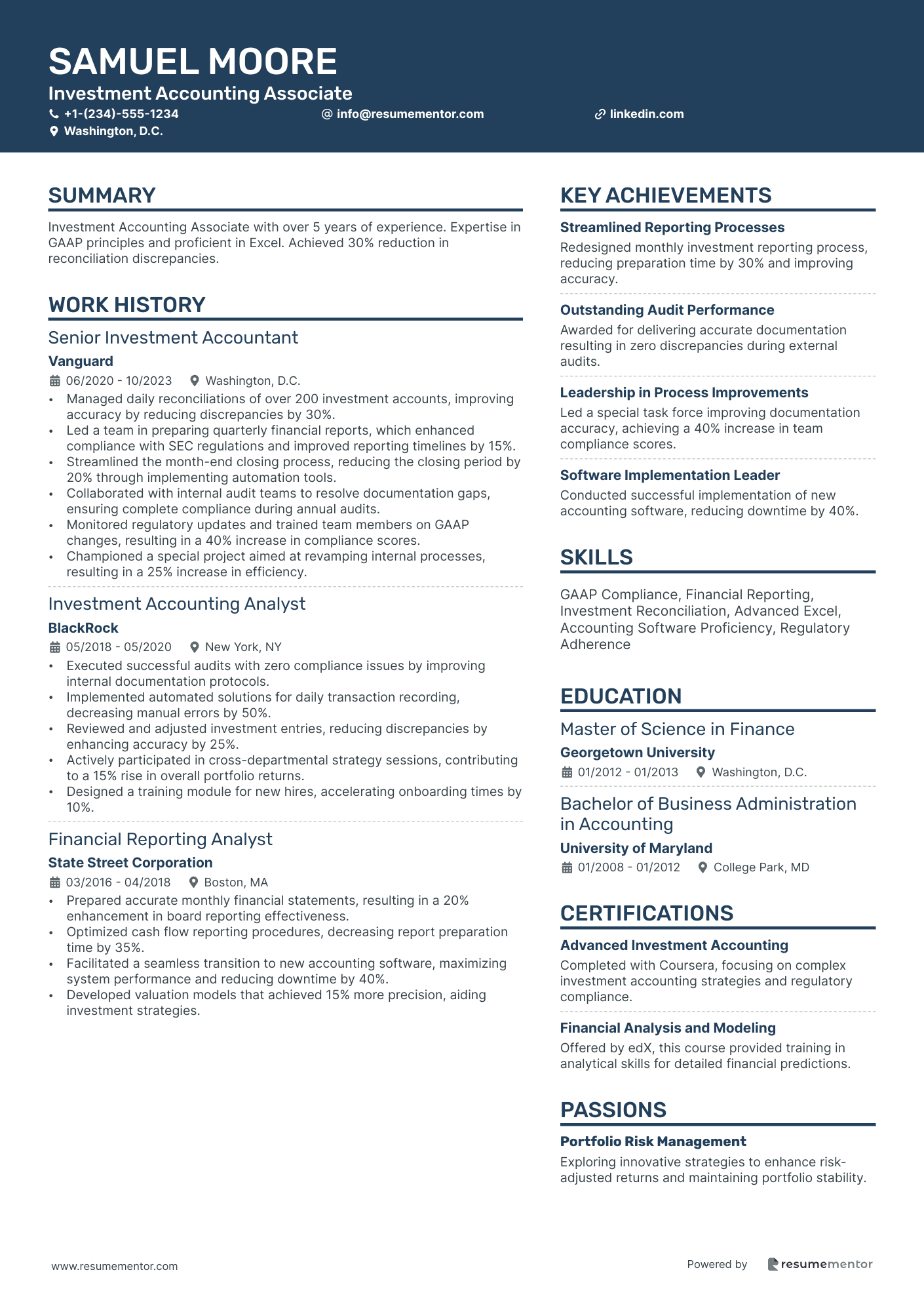 Investment Accounting Associate