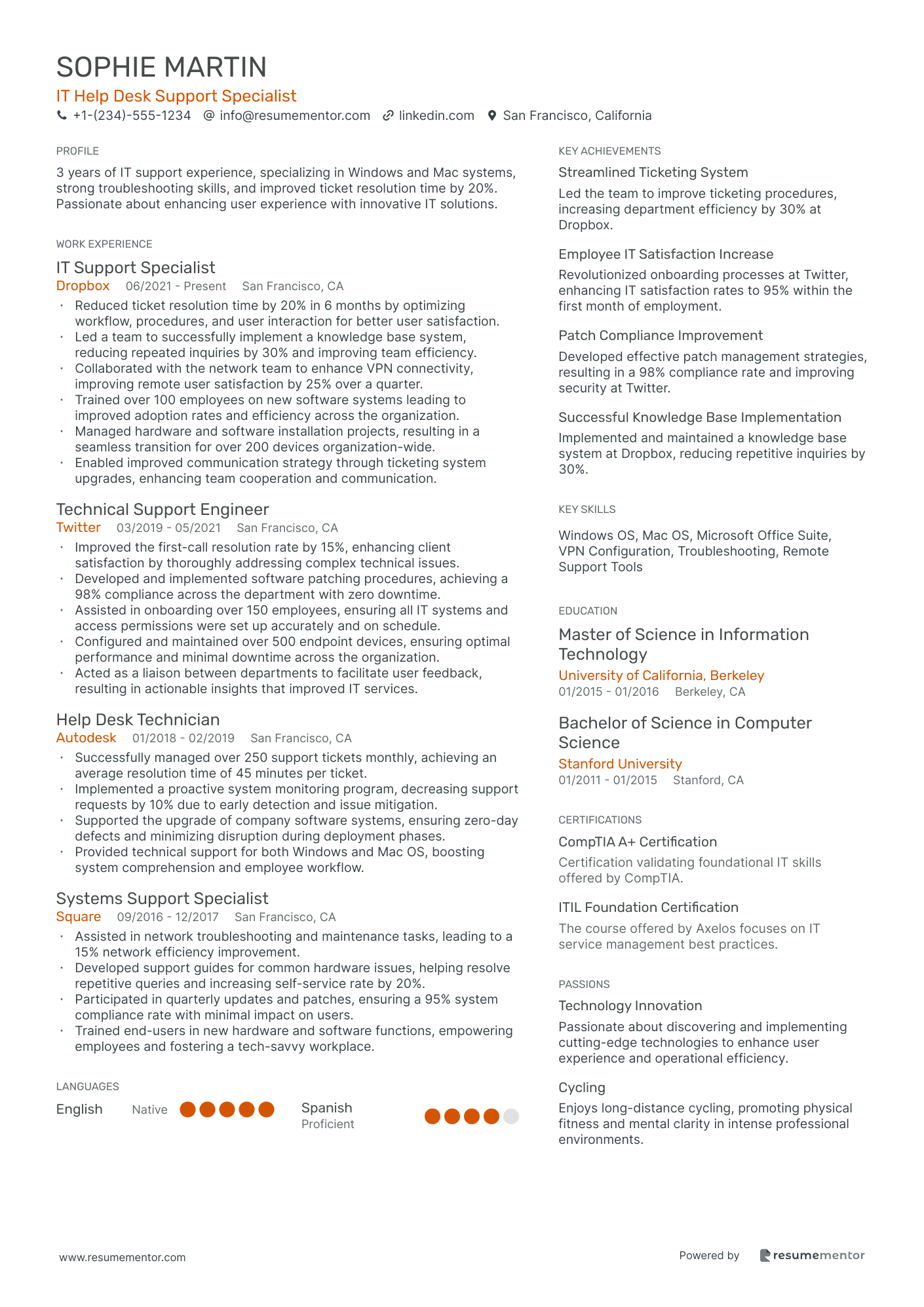 IT Help Desk Support Specialist