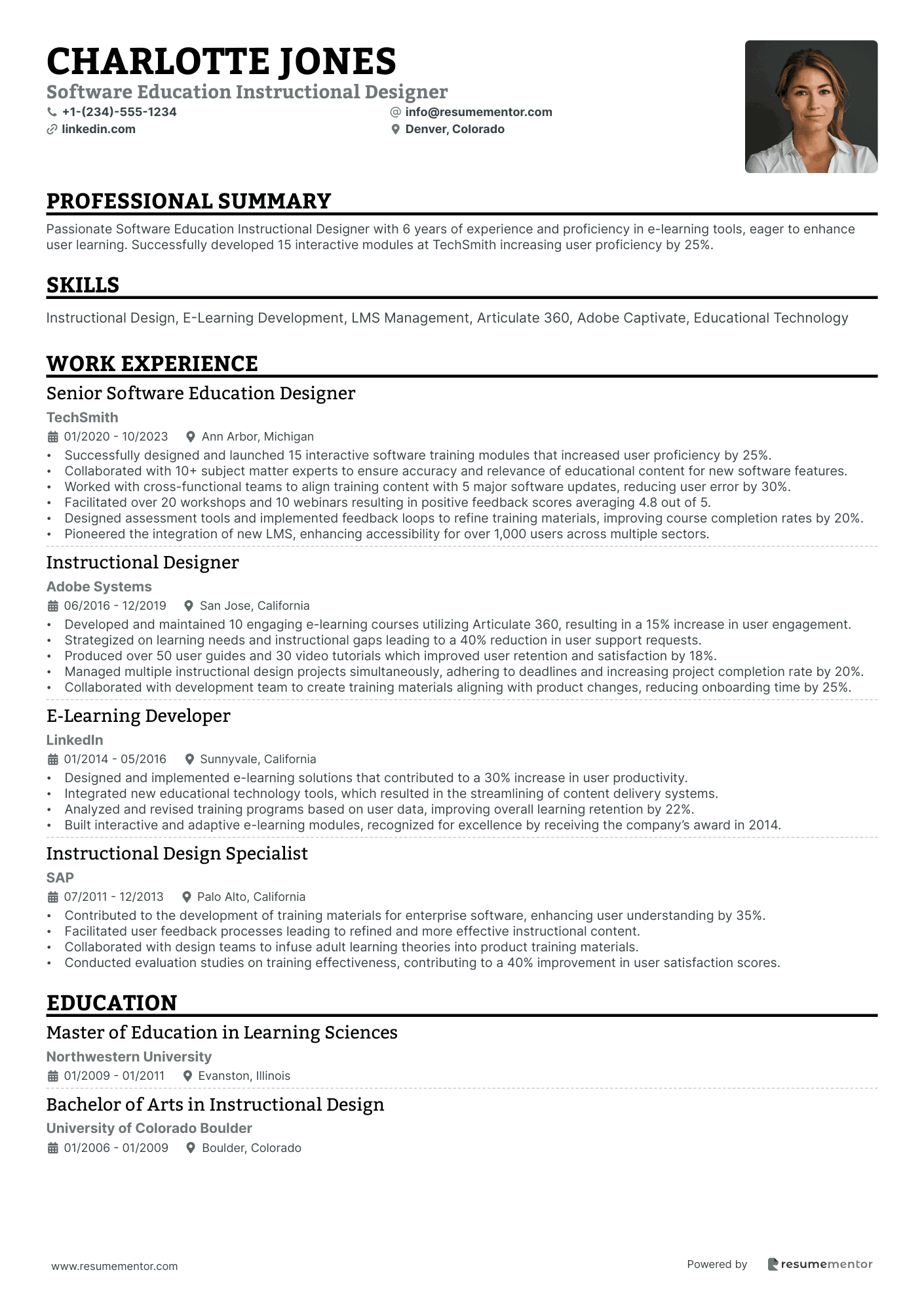 Software Education Instructional Designer