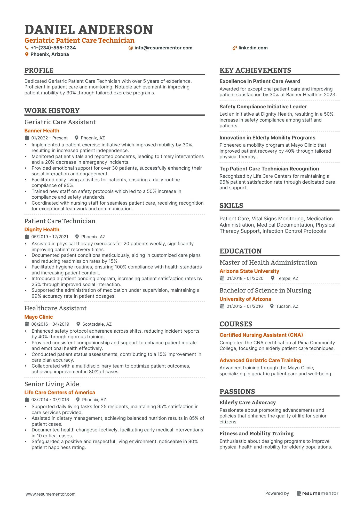 Geriatric Patient Care Technician