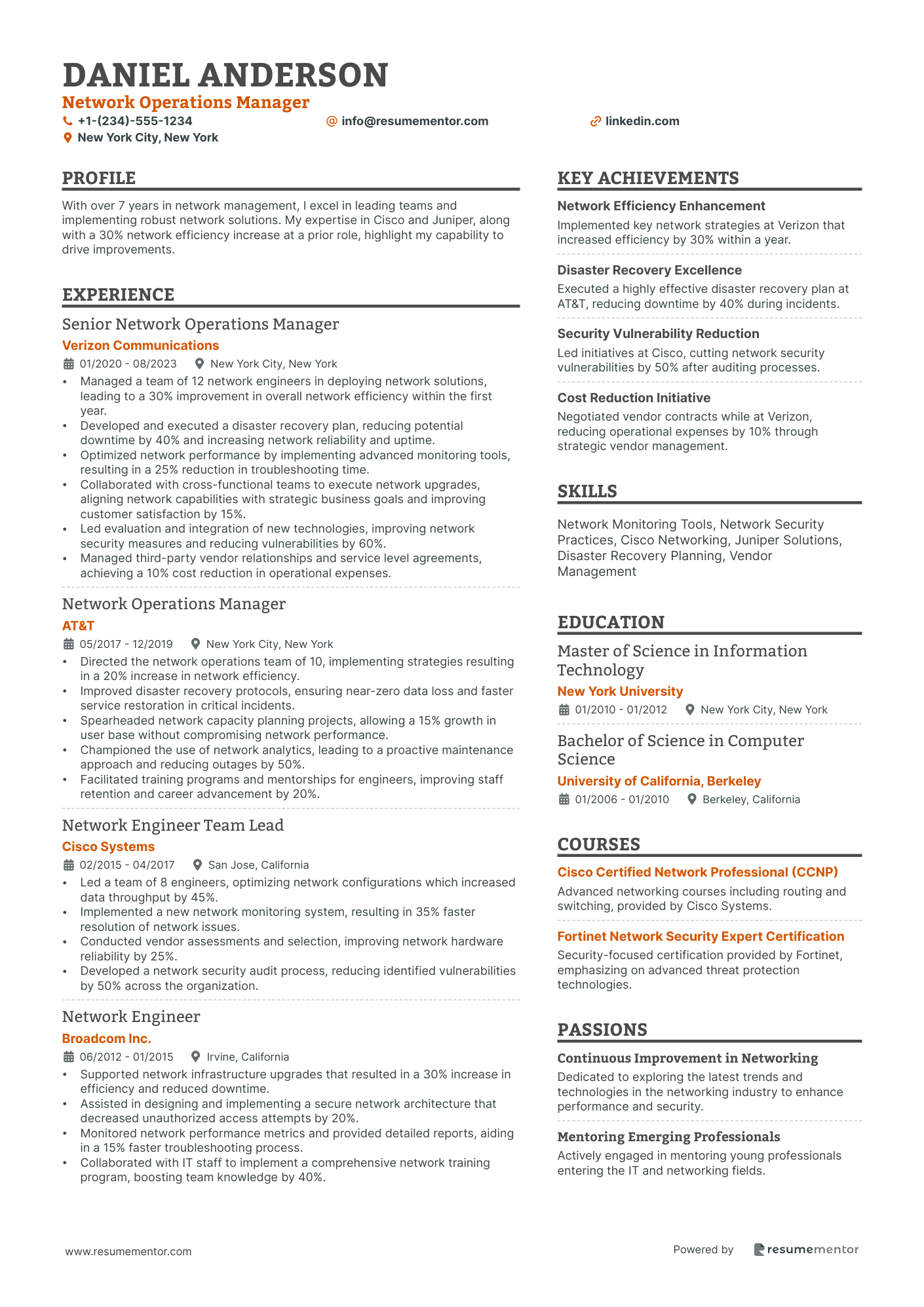 Network Operations Manager