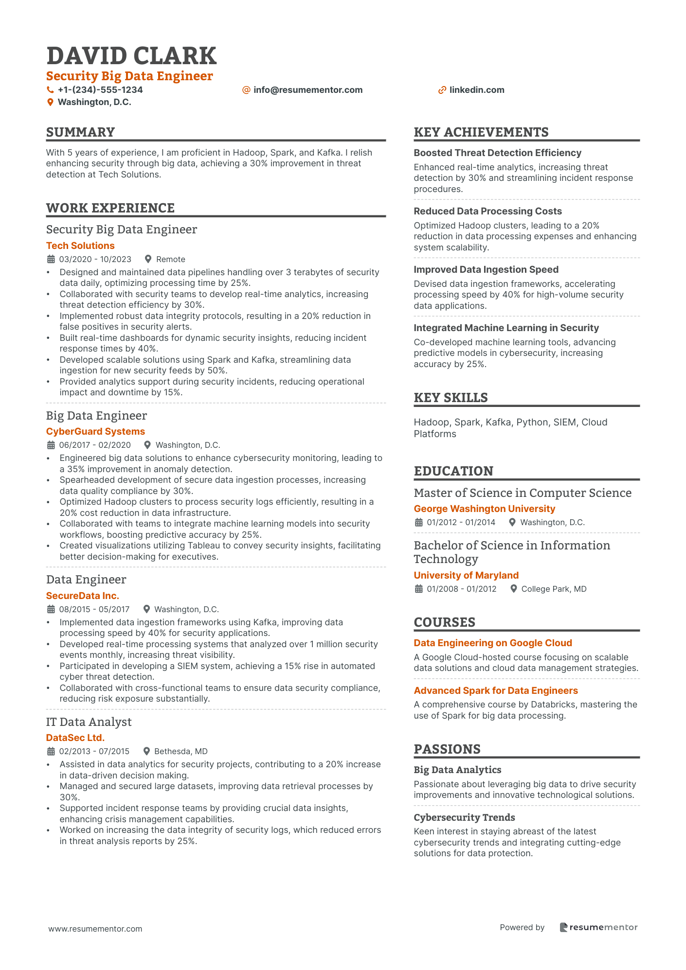 Security Big Data Engineer