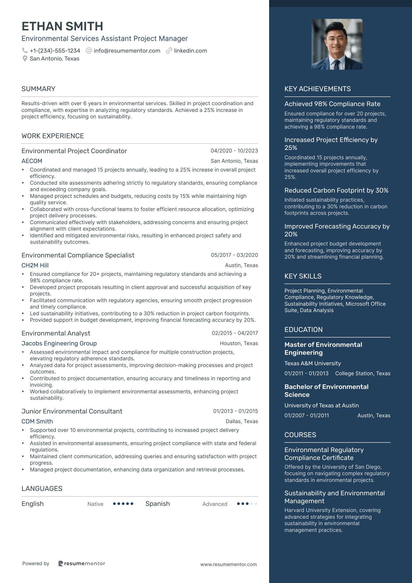 Environmental Services Assistant Project Manager