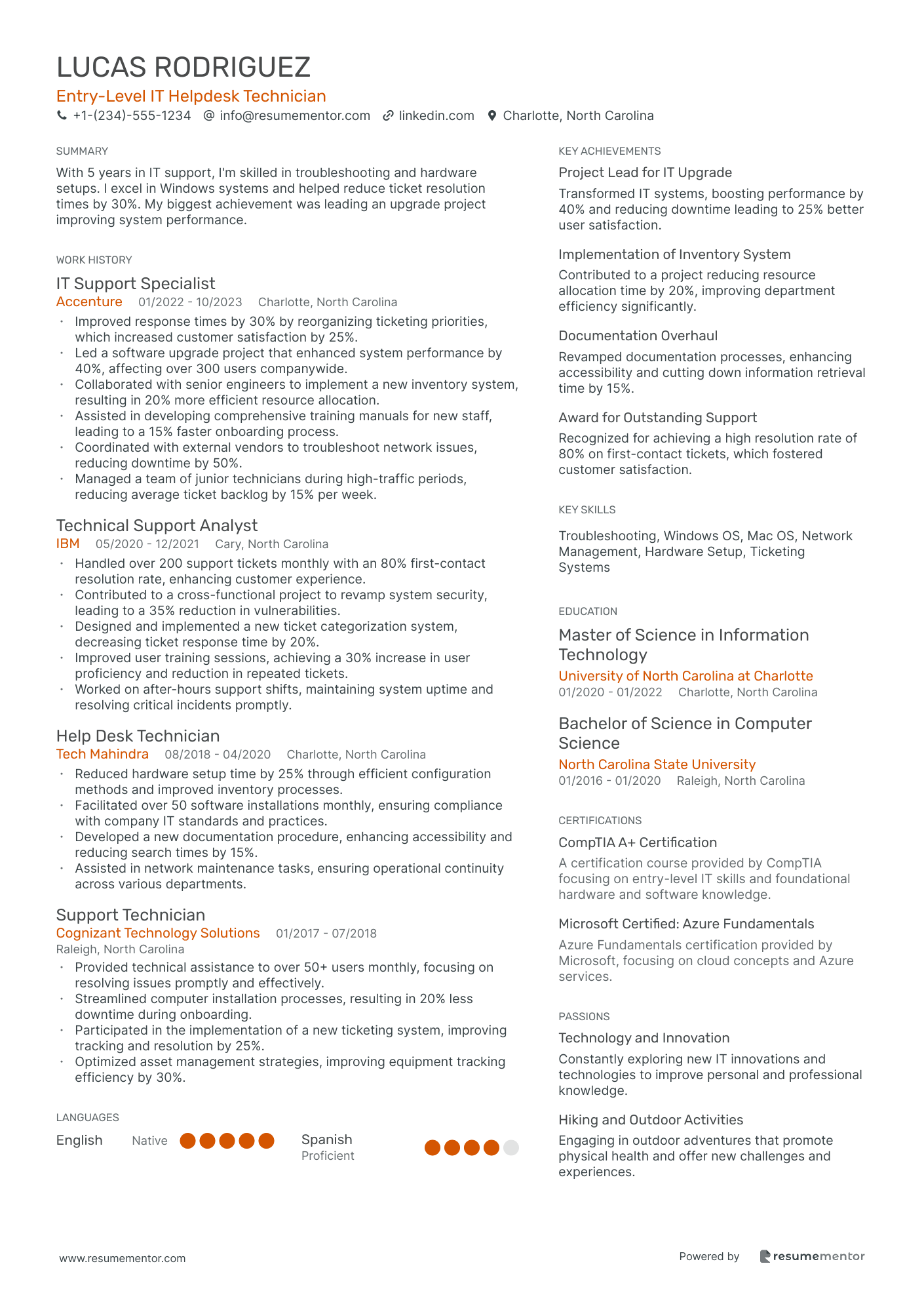 Entry Level IT Helpdesk Technician