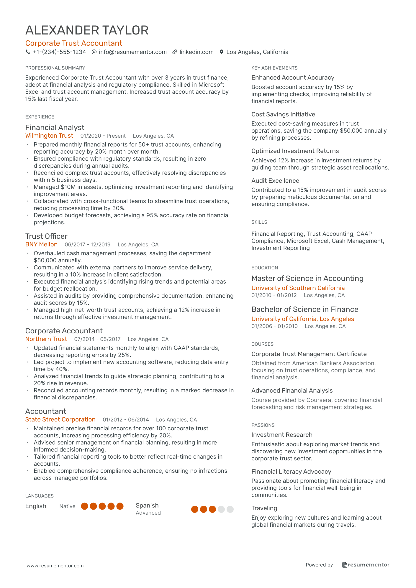 Corporate Trust Accountant