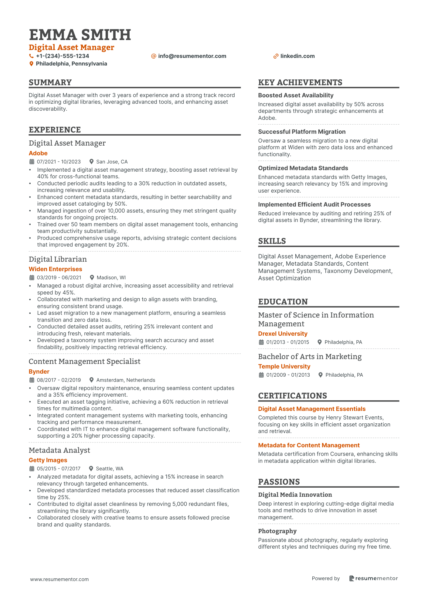 Digital Asset Manager