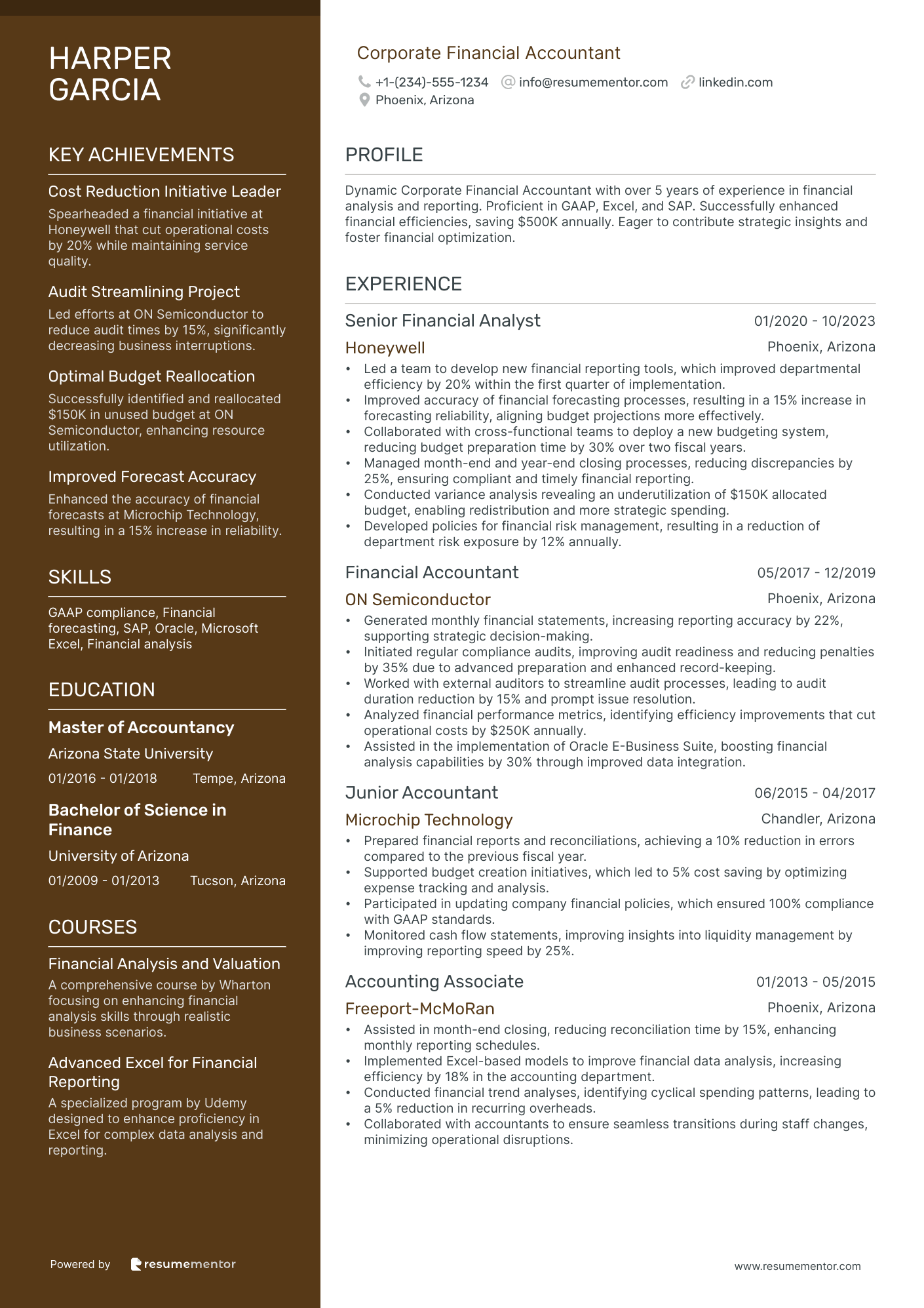 Corporate Financial Accountant