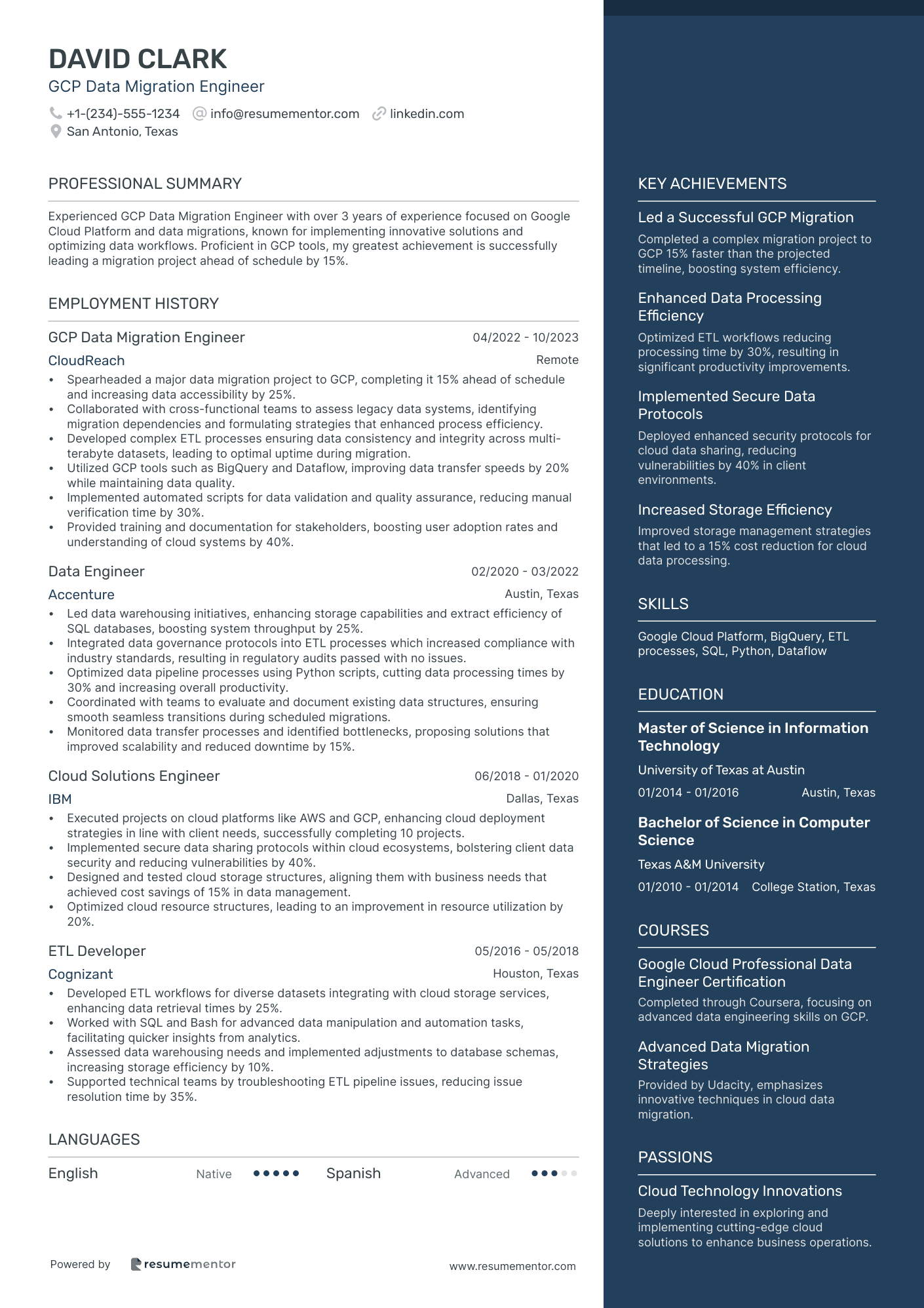 GCP Data Migration Engineer