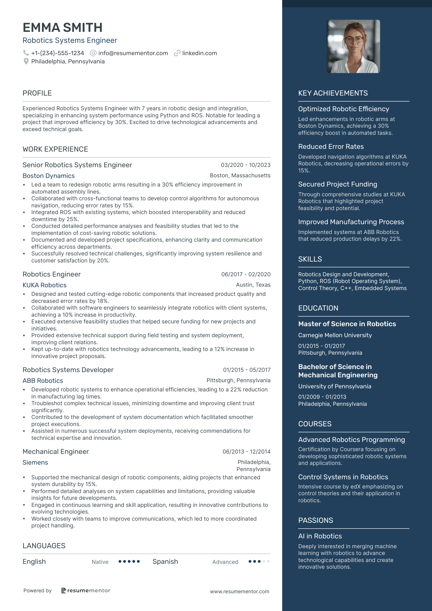 Robotics Systems Engineer