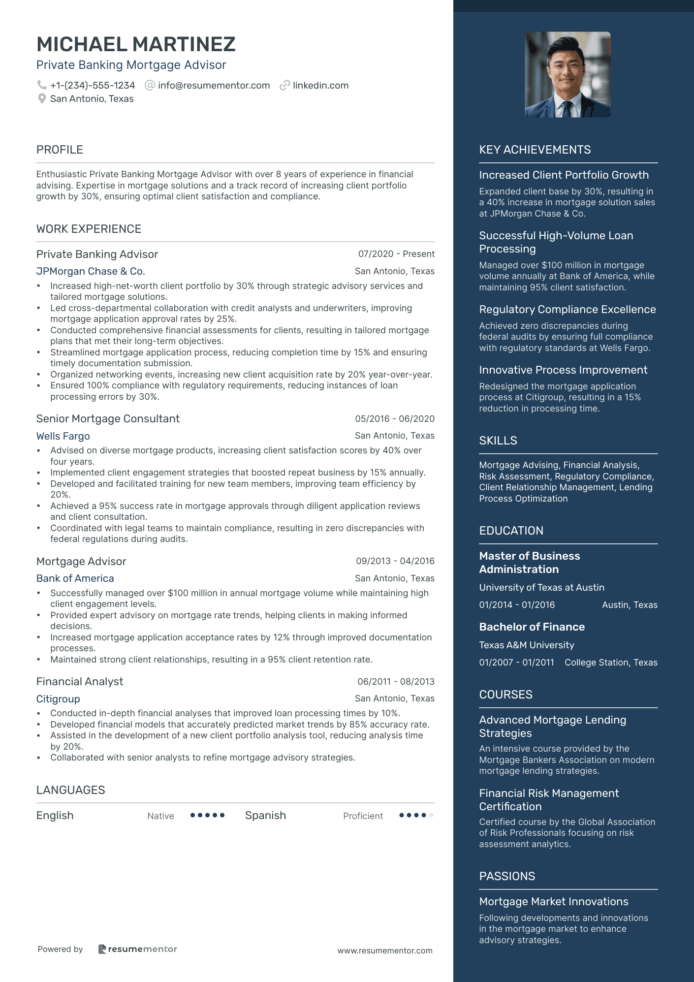 Private Banking Mortgage Advisor