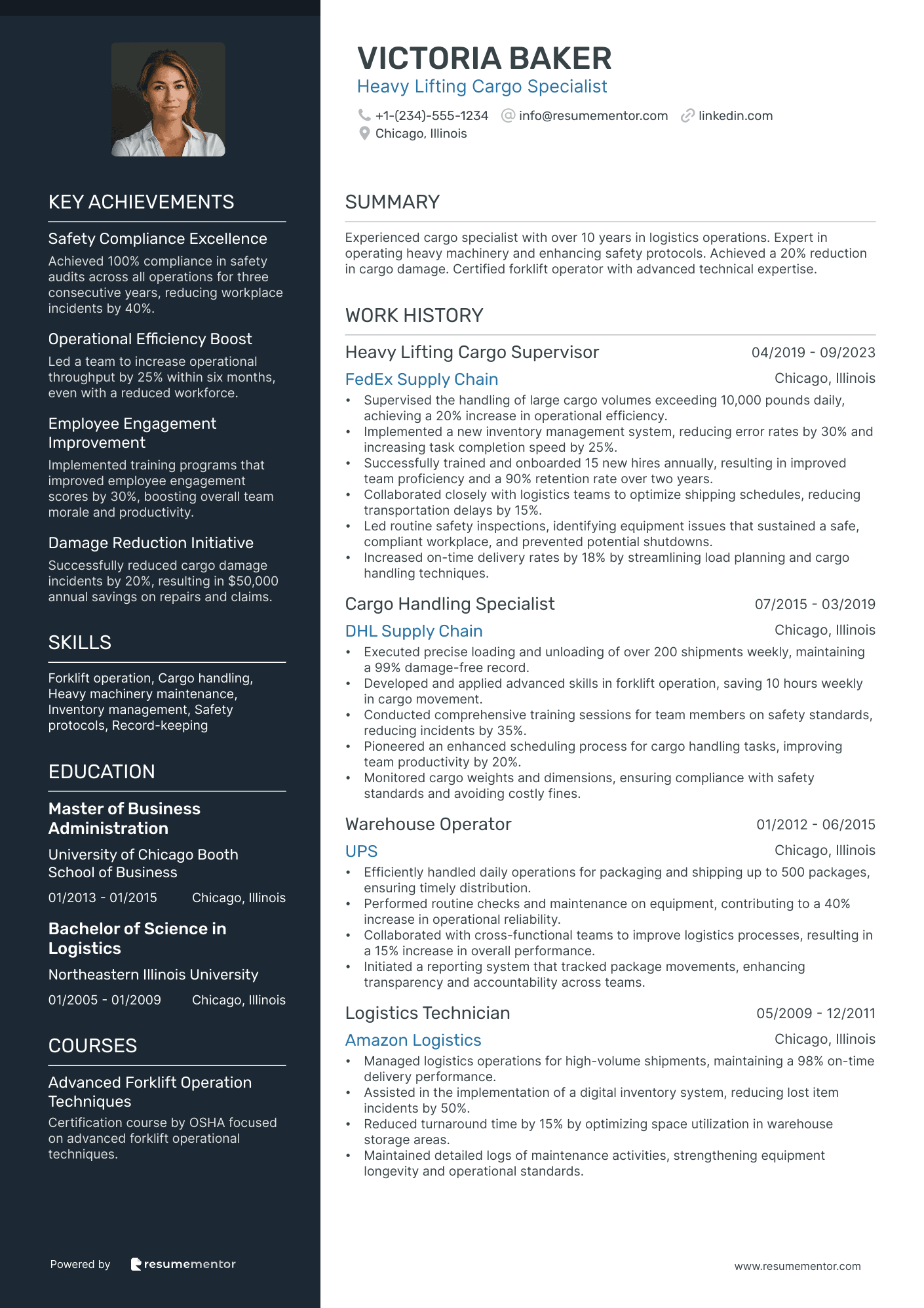 Heavy Lifting Cargo Specialist