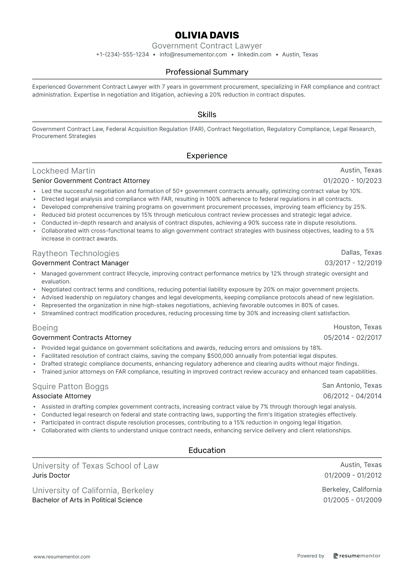 Government Contract Lawyer