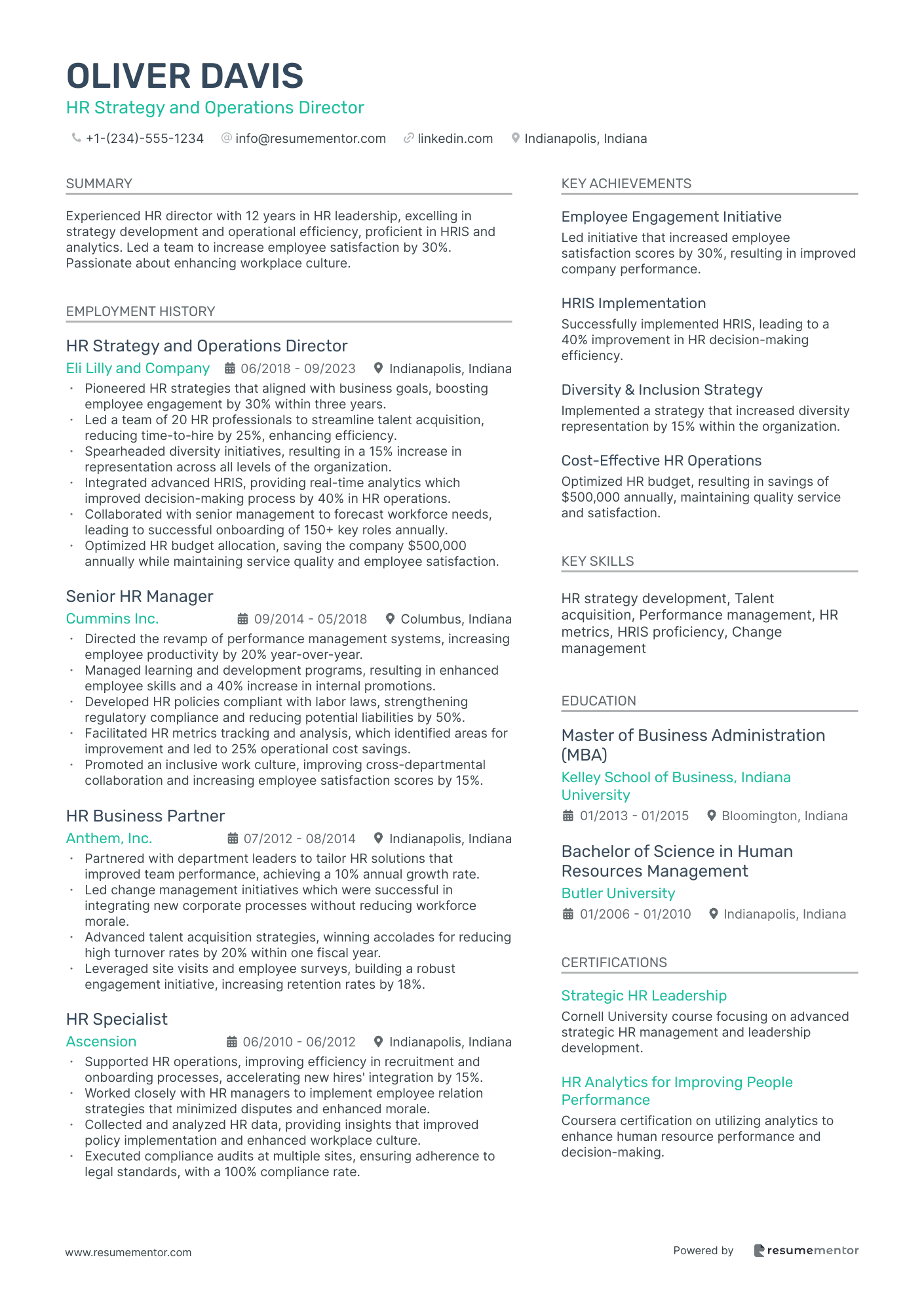 HR Strategy and Operations Director