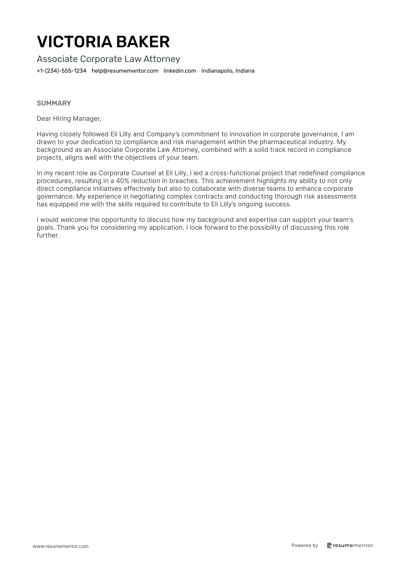 Associate Corporate Law Attorney