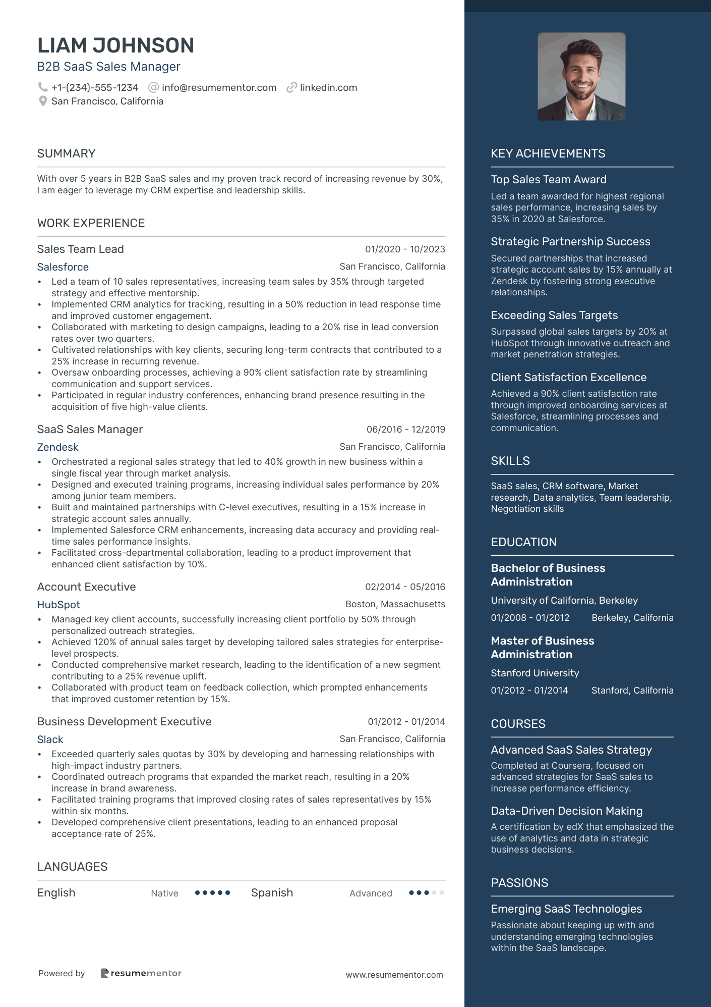 B2B SaaS Sales Manager