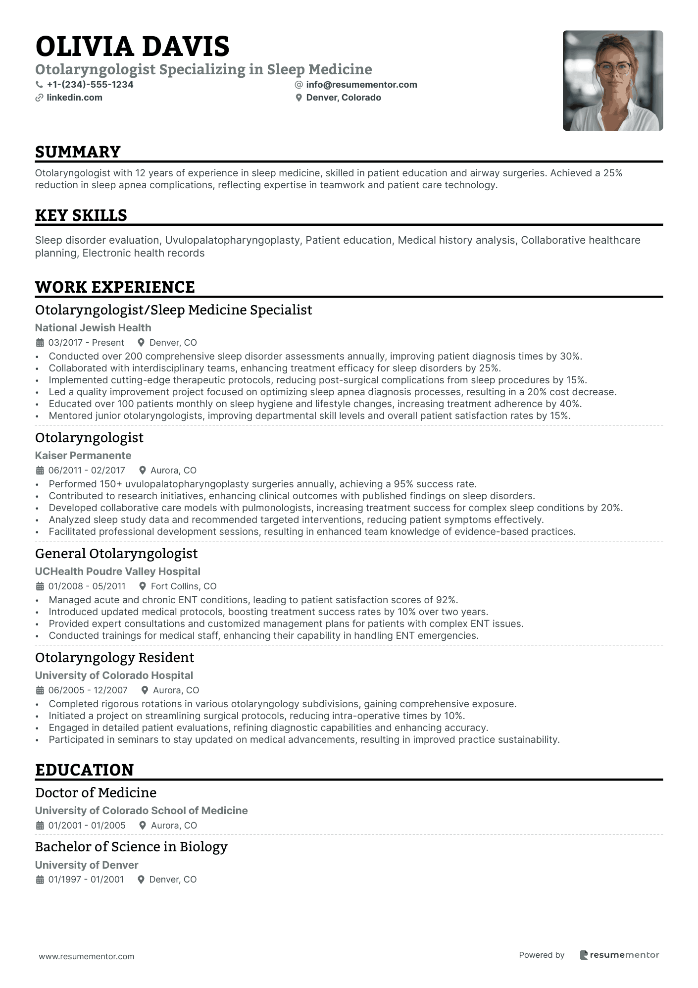 Otolaryngologist Specializing in Sleep Medicine