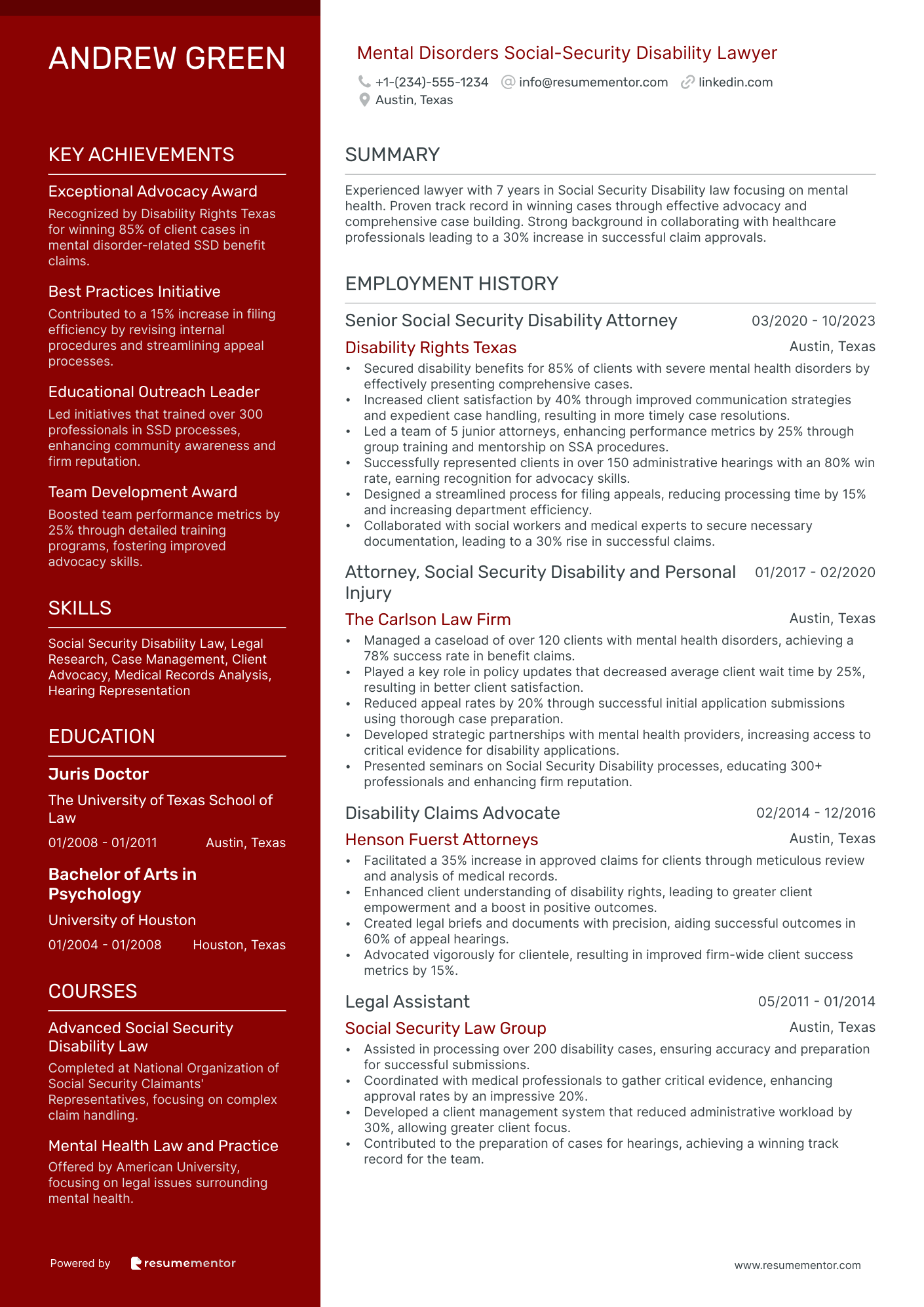 Mental Disorders Social Security Disability Lawyer