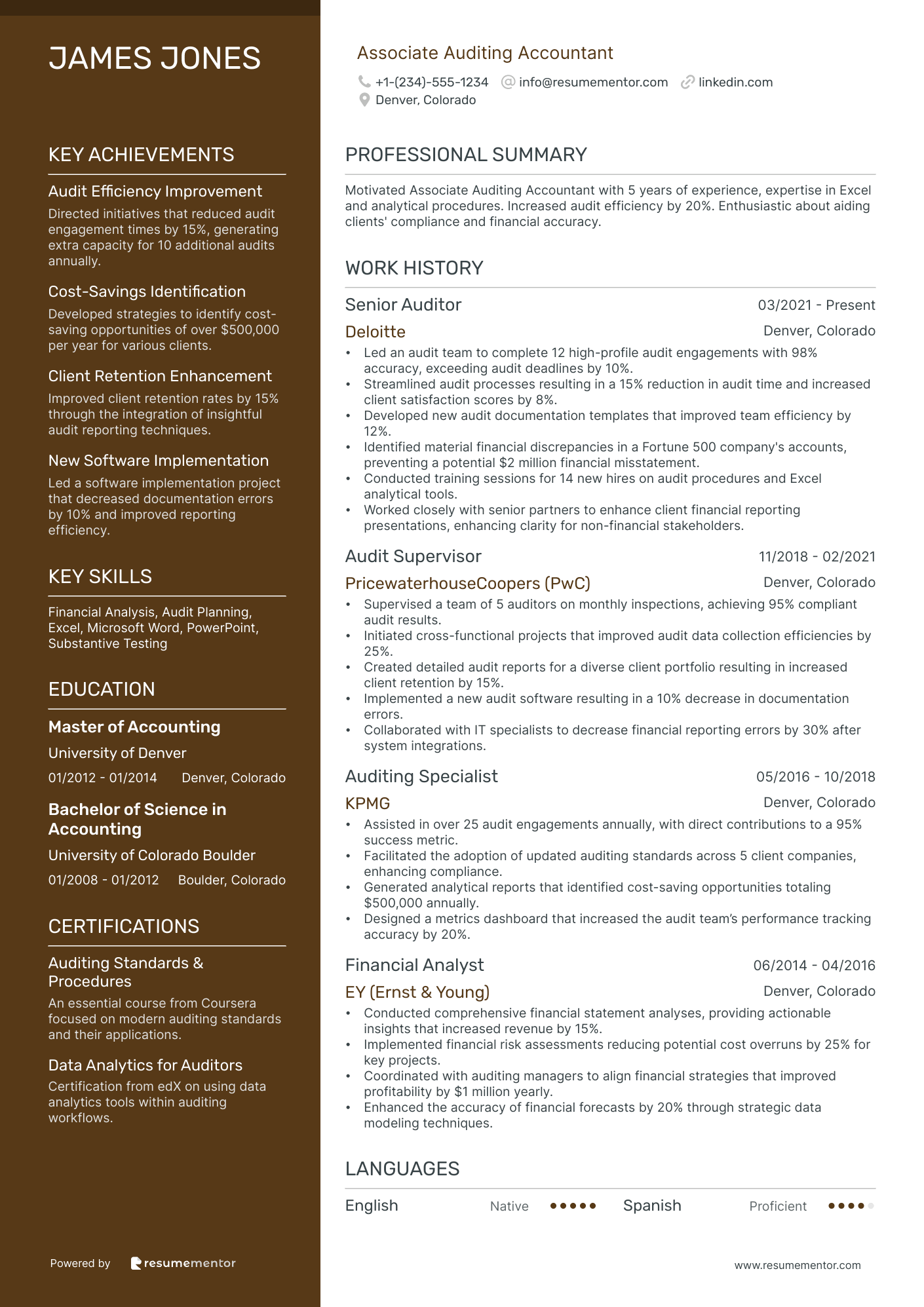 Associate Auditing Accountant