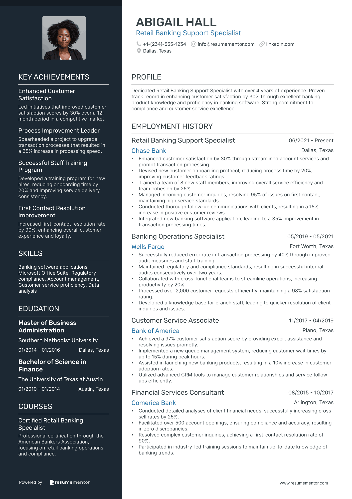 Retail Banking Support Specialist