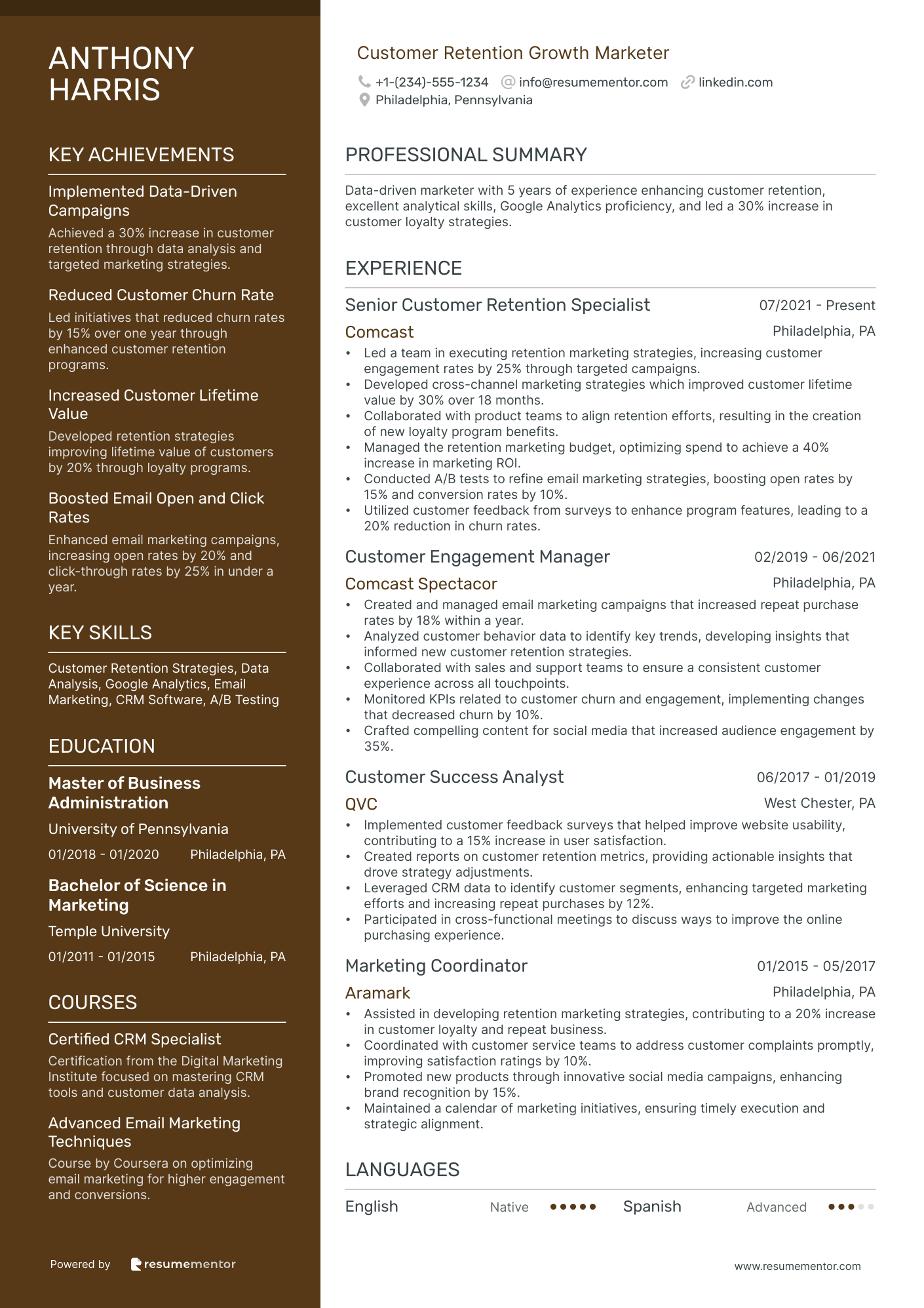 Customer Retention Growth Marketer