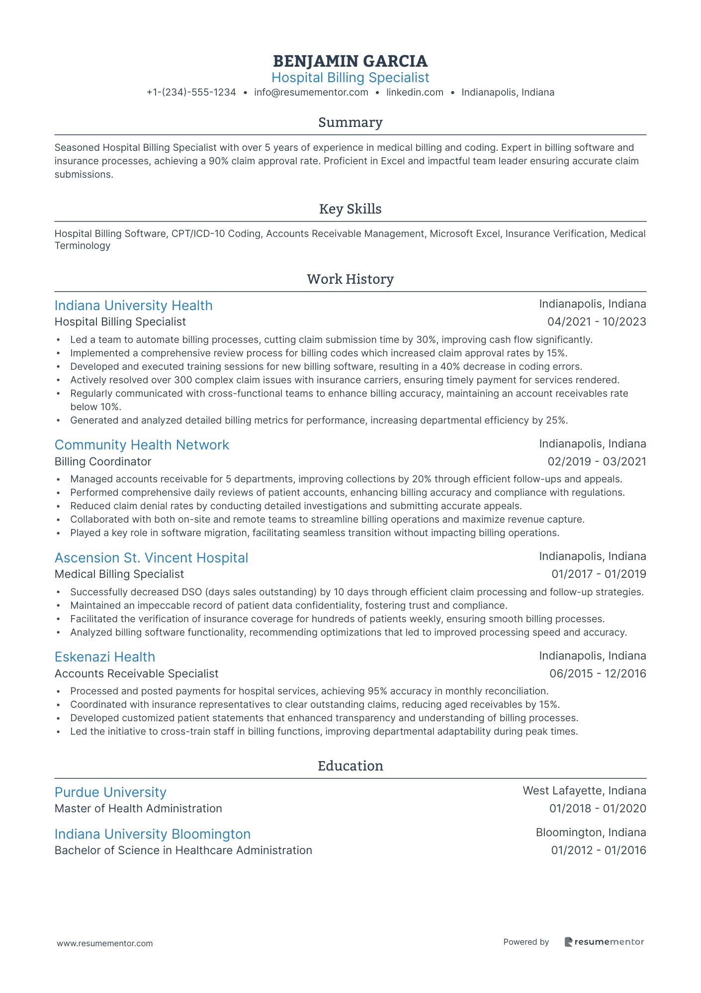 Hospital Billing Specialist